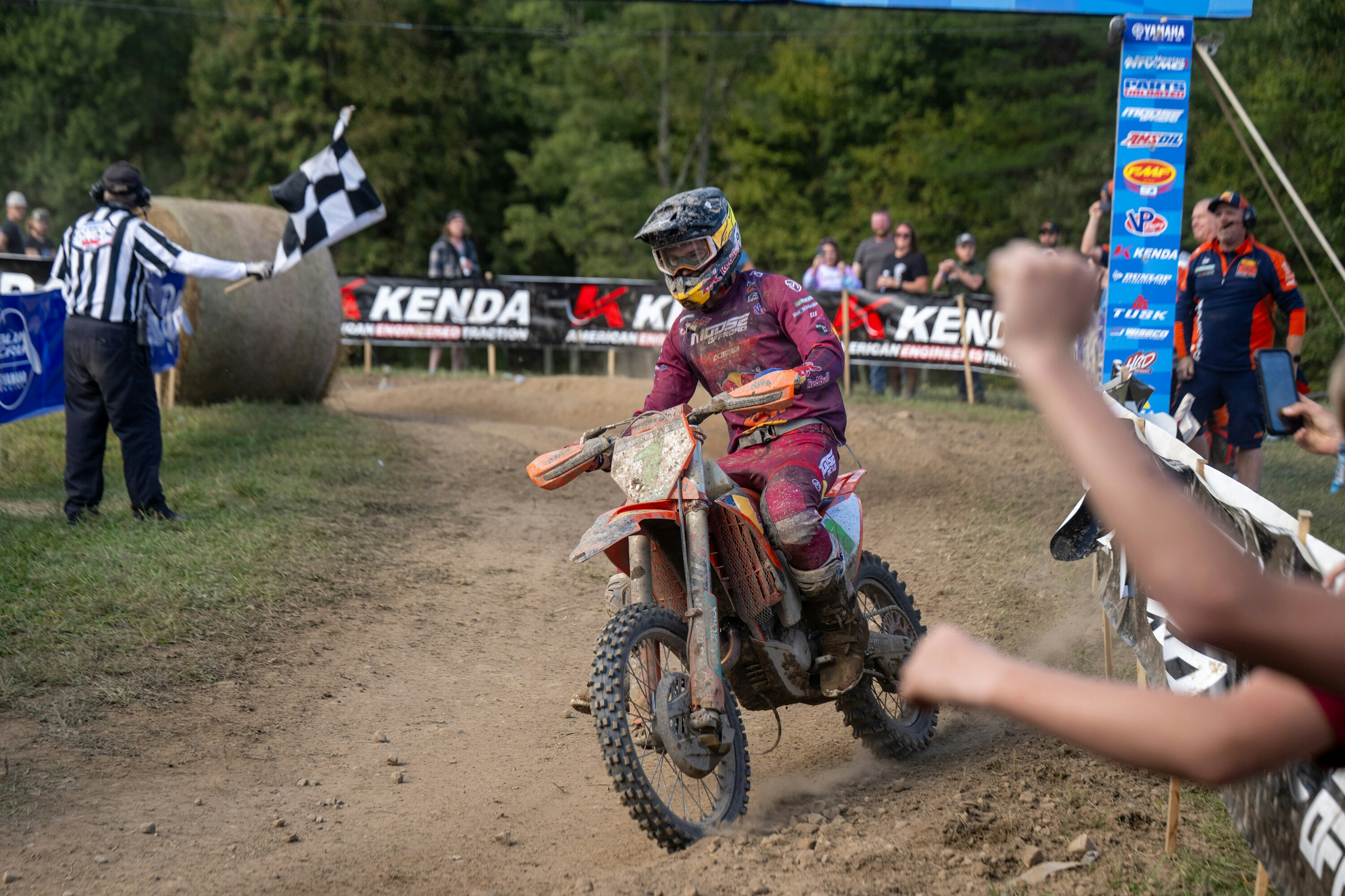 BUCKWHEAT 100 VICTORY SEES GRANT DAVIS RECLAIM GNCC SERIES POINTS LEAD