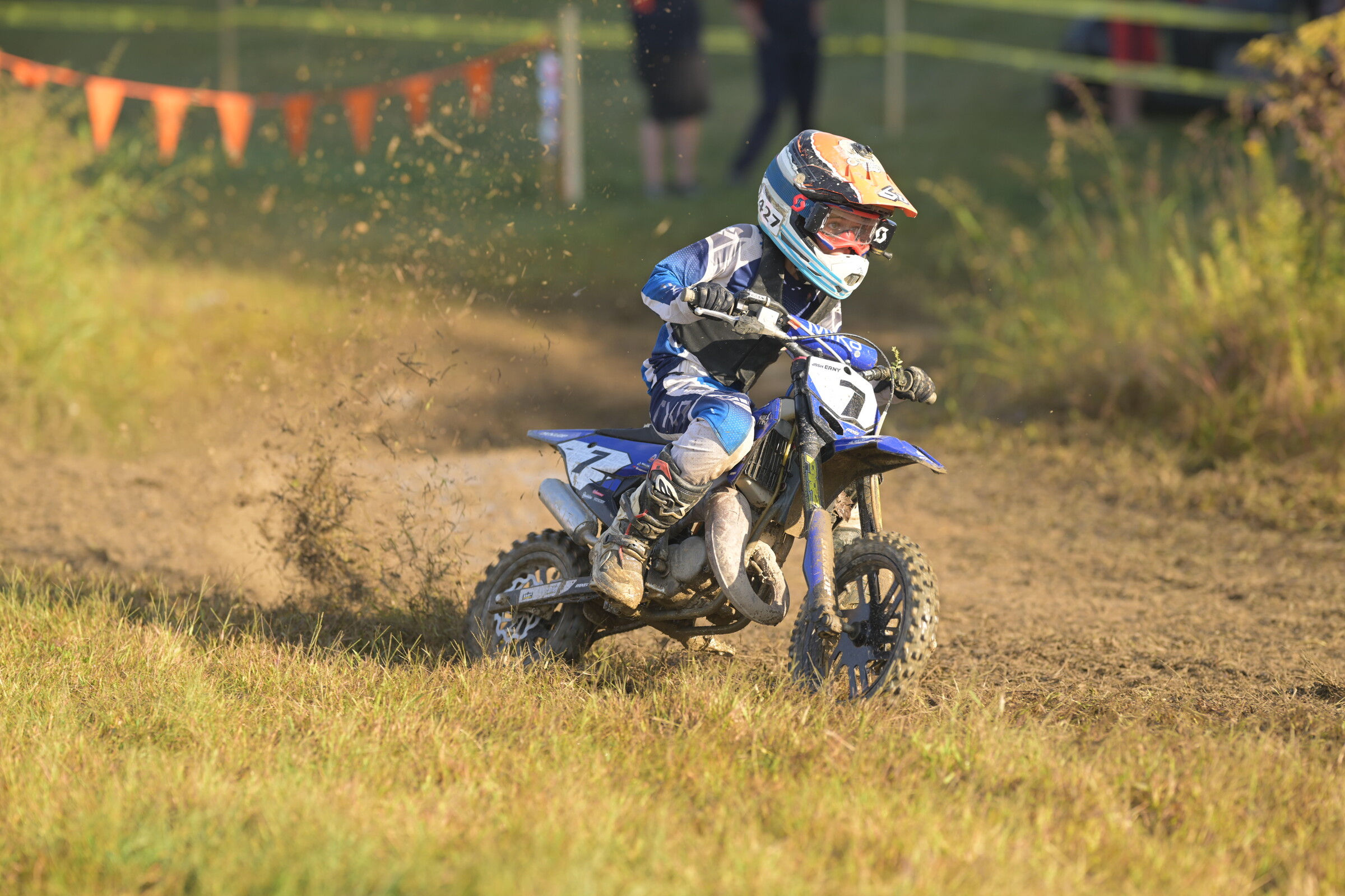 Josh Erny grabbed the Micro Bike win on Saturday.