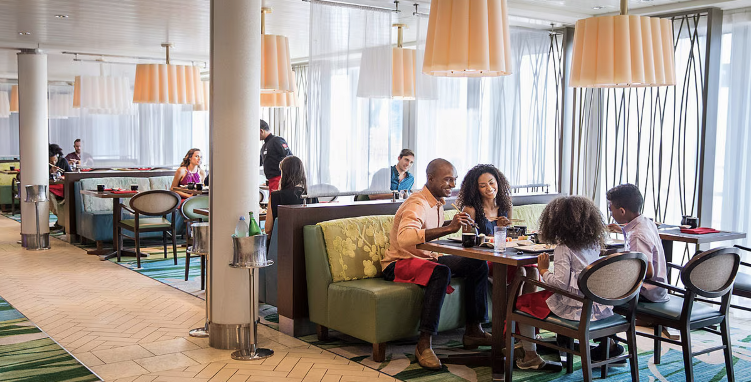 Celebrity Reflection Casual Dining Area.