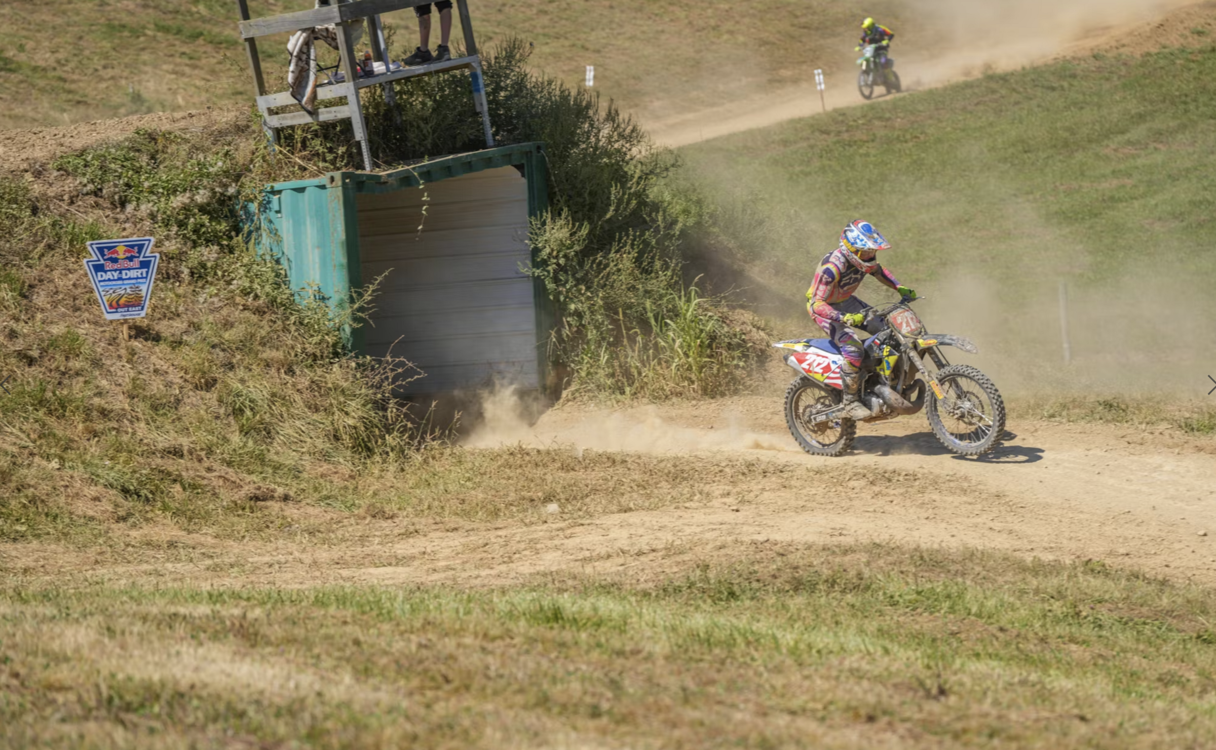 Russell took part in the Red Bull Day in the Dirt Out East, earning himself the Ironman award at the end of the weekend.