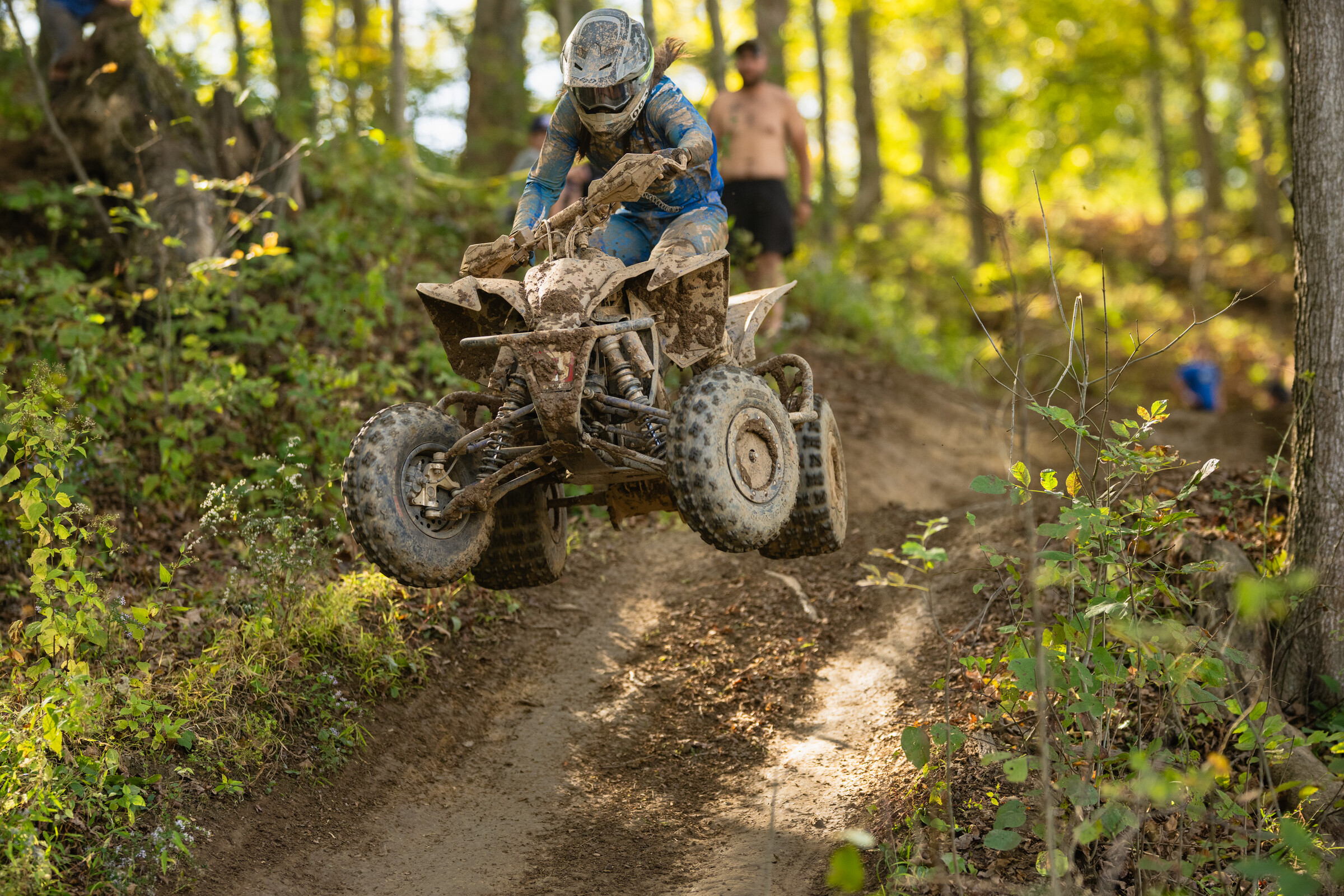 Wyatt Wilkin battled his way through to earn second overall on the day.