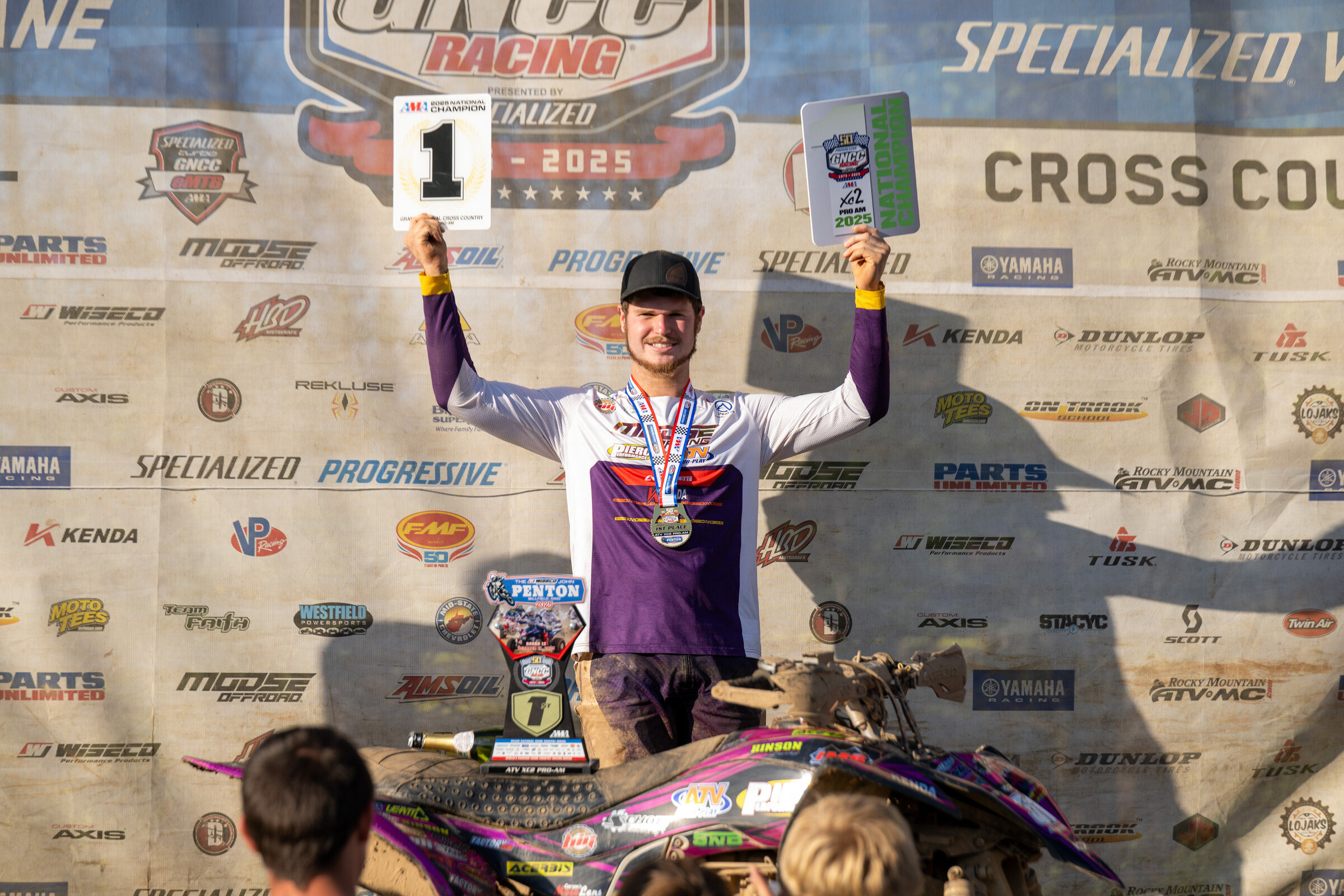 Alex Thieman earned the 2025 XC2 Pro-Am GNCC National Championship.