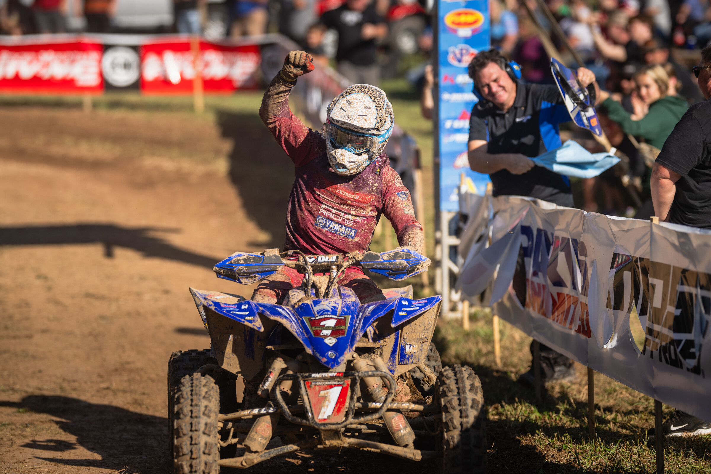 Neal finished strong in front of his hometown crowd.