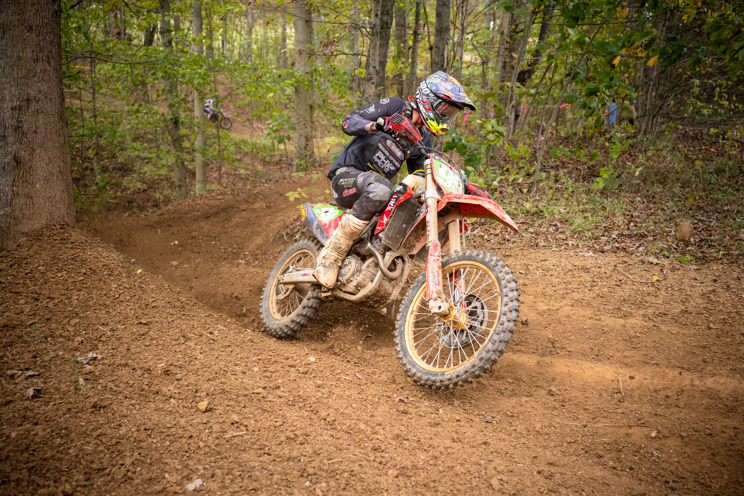 Cody Barnes pushed through to earn his first XC2 250 Pro class win of the season, while also finishing third overall on the day.