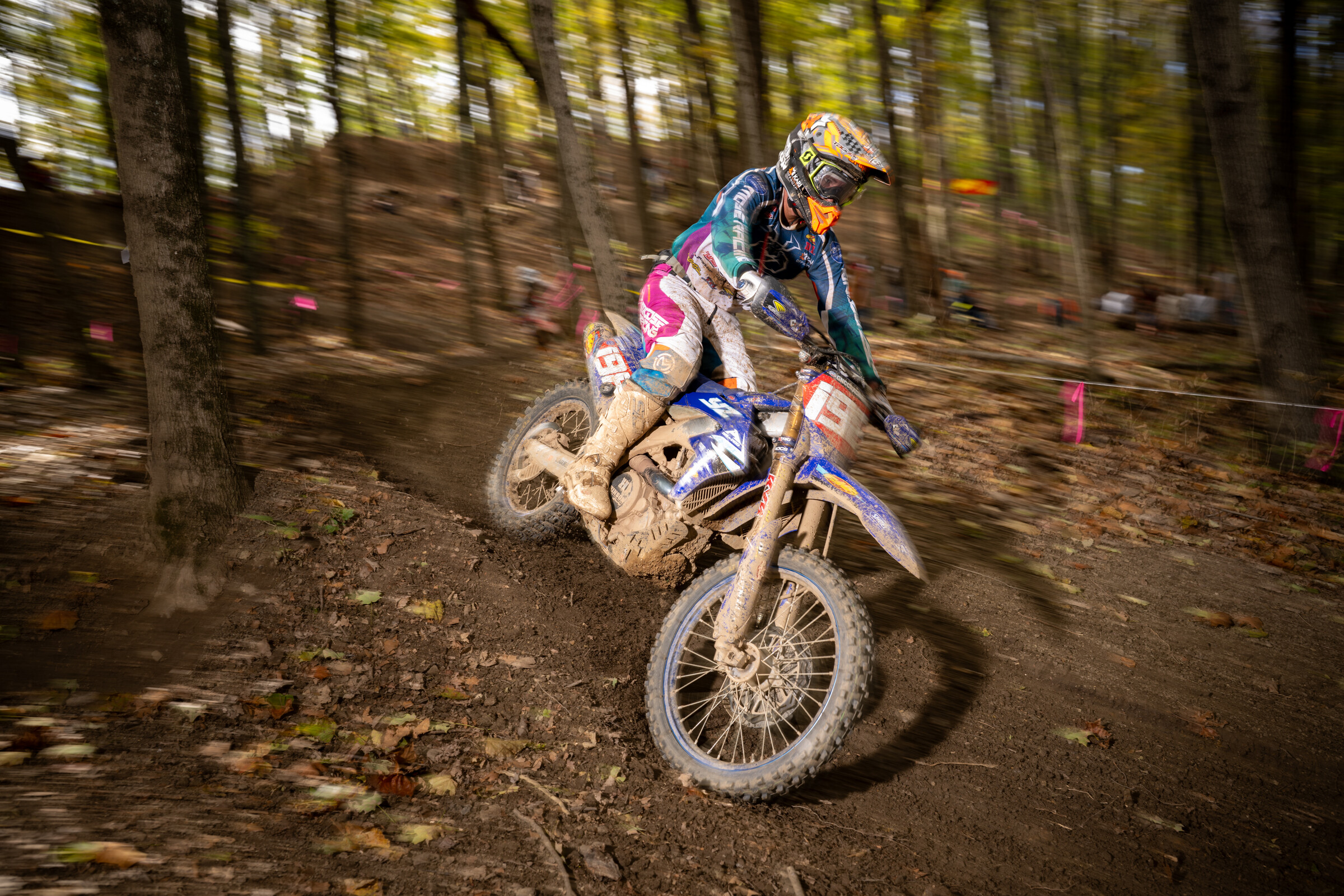 Liam Draper battled through the day to cross the line second overall in Ohio.
