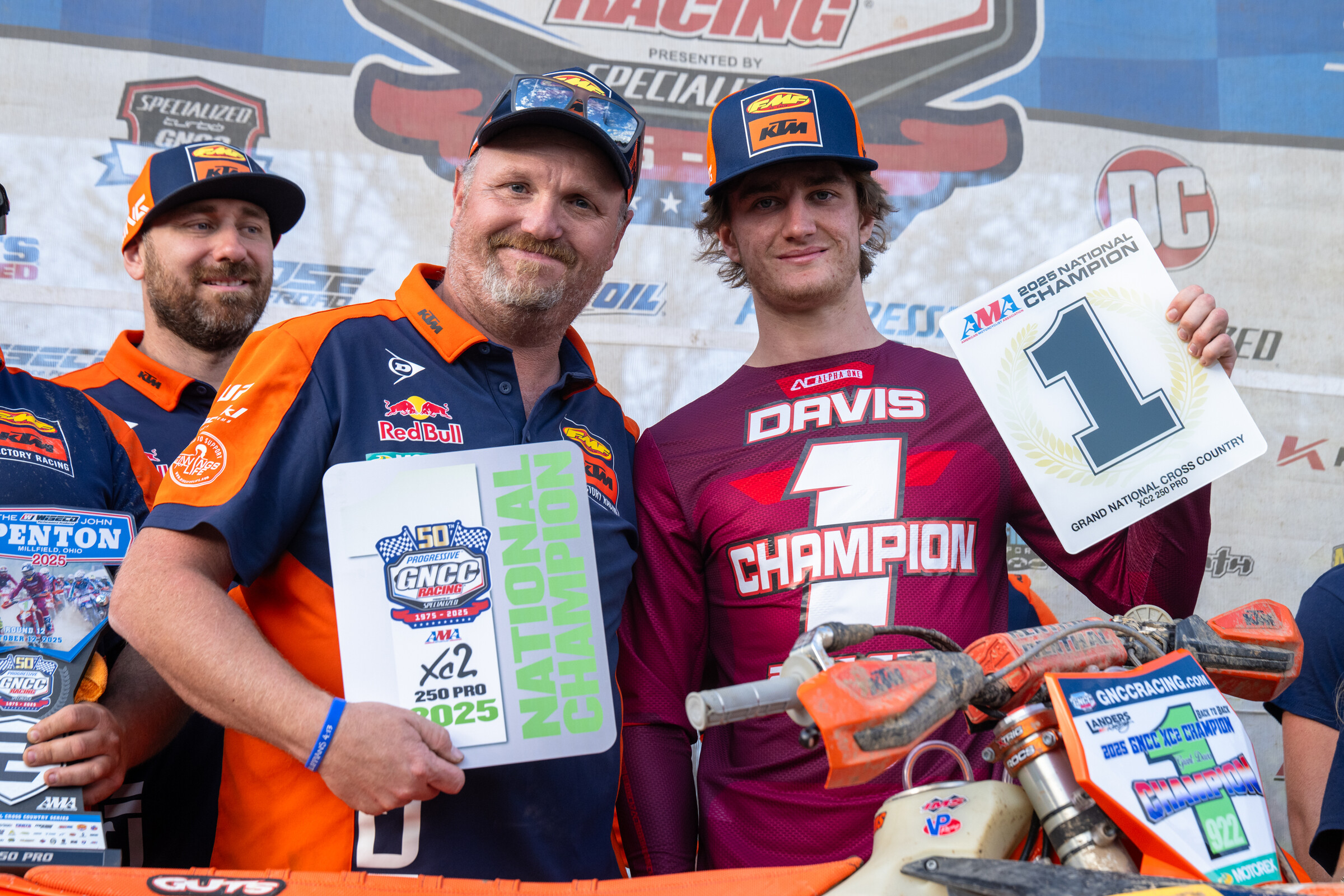 GRANT DAVIS XC2 CHAMPION - FMF KTM FACTORY RACING LANDERS 