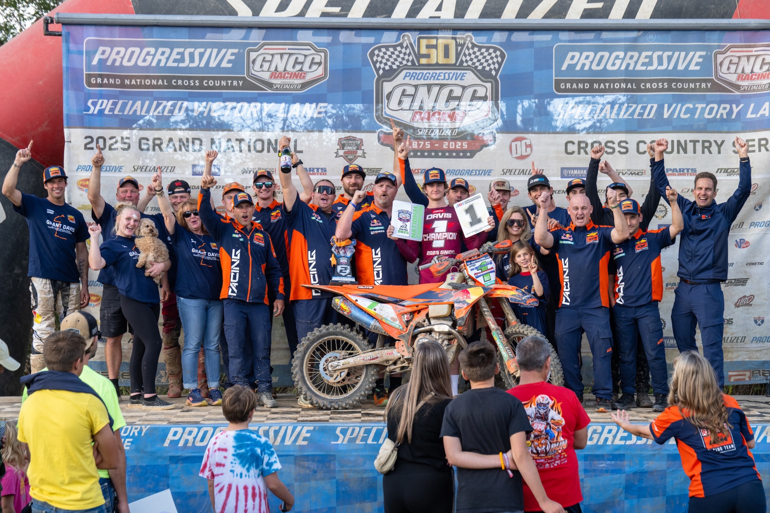 FMF KTM FACTORY RACING TEAM LANDERS AND GRANT DAVIS GO BACK-TO-BACK IN GNCC XC2 250 PRO