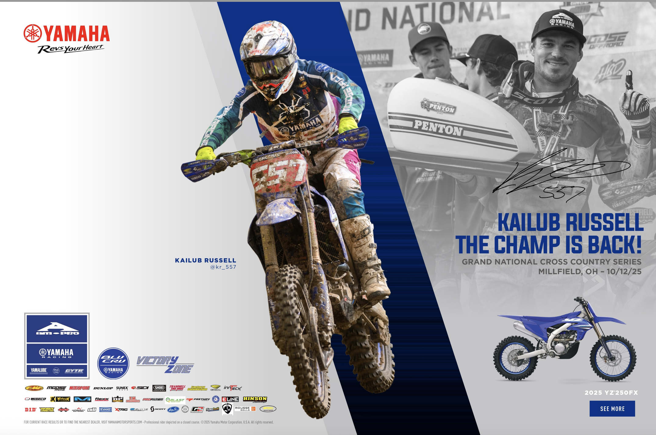 Cycle News: John Penton GNCC - Kailub's Comeback