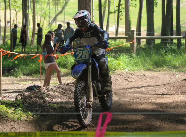 Nicole's passion for racing started out on a dirt bike when she was about 8 years old.