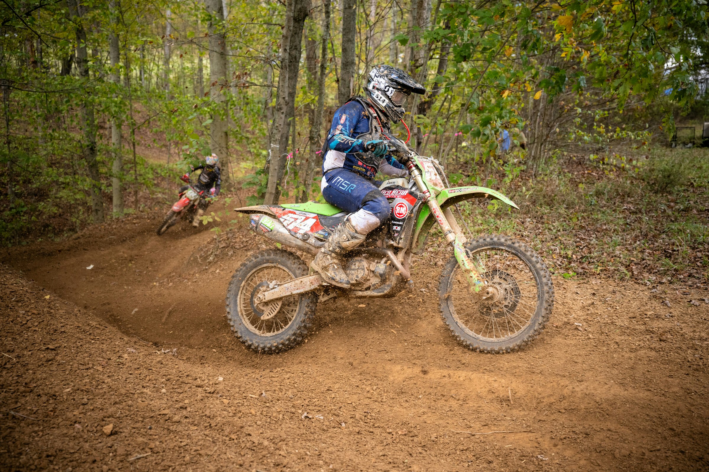 Rocky Mountain Red Bear Kawasaki Team Green™ Fights Hard at John Penton GNCC