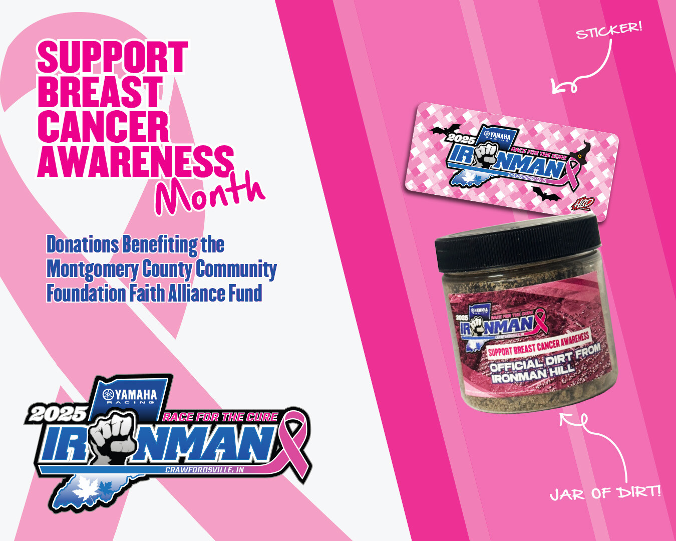 Support Breast Cancer Awareness - all donations will benefit the Montgomery County Community Foundation Faith Alliance Fund.