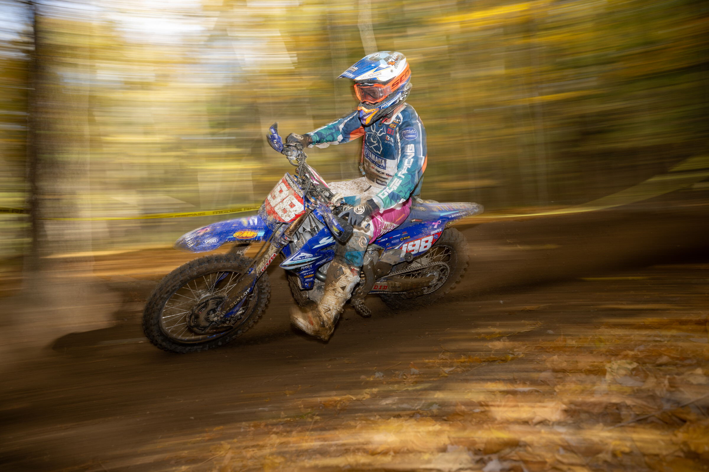 Liam Draper battled through to take second in XC1 and third overall on the day.