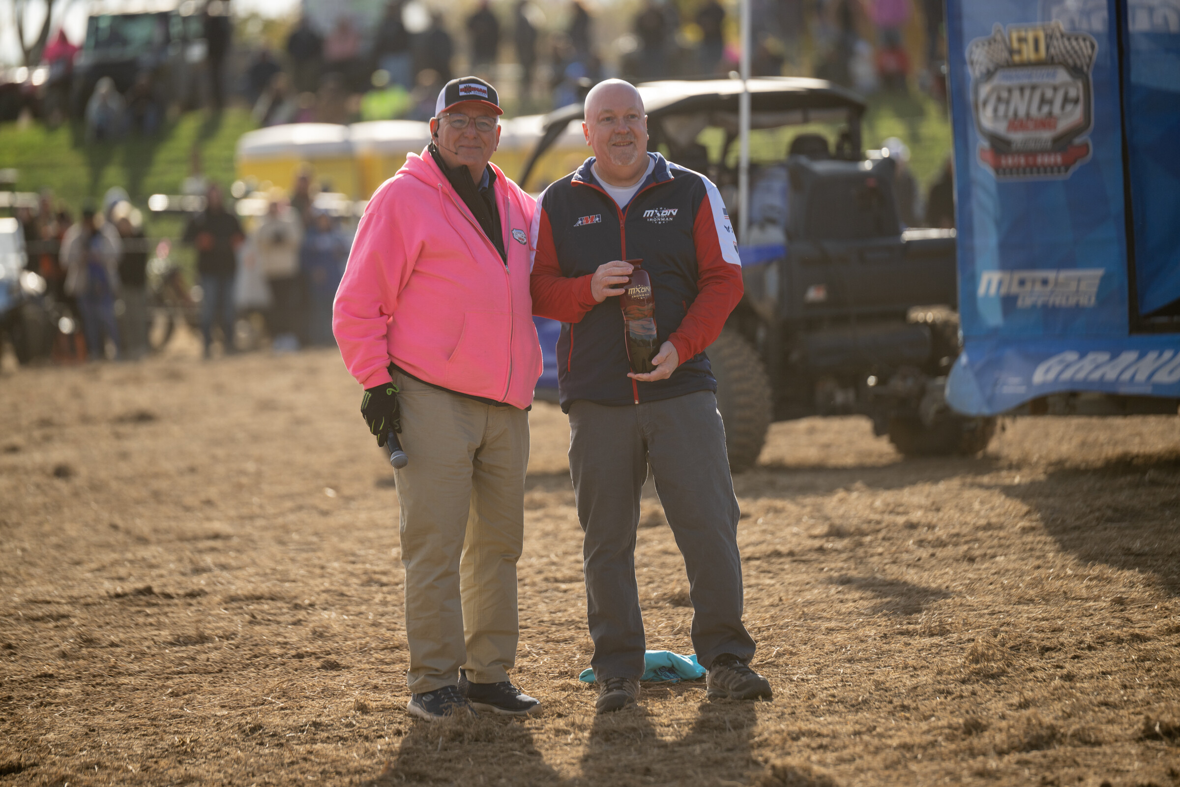 City of Crawfordsville May, Todd Barton, was honored for his continued support of Ironman Raceway and all of the racing series that come to the area.