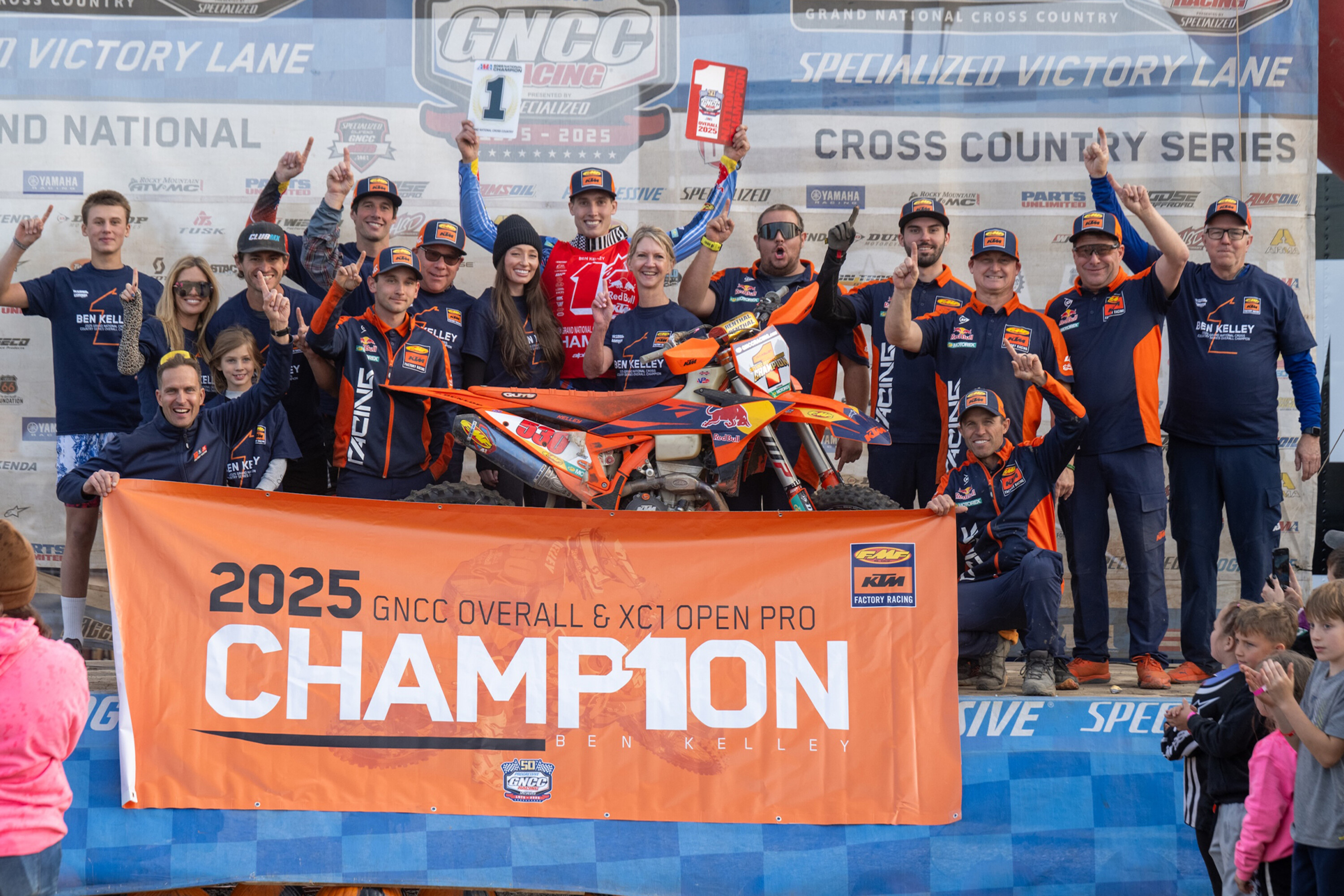 FMF KTM Factory Racing's Ben Kelley Clinches 2025 GNCC Overall Title