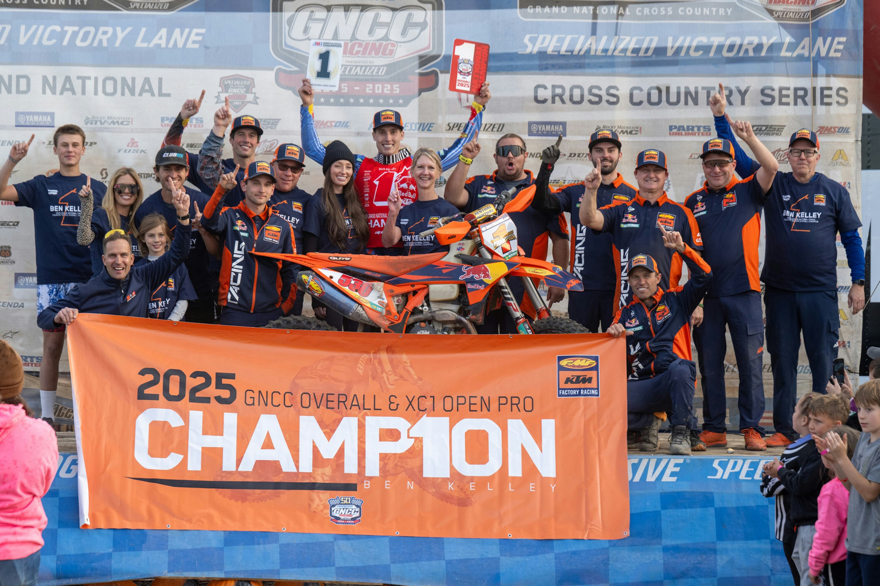 FMF KTM Factory Racing's Ben Kelley Clinches 2025 GNCC Overall Title