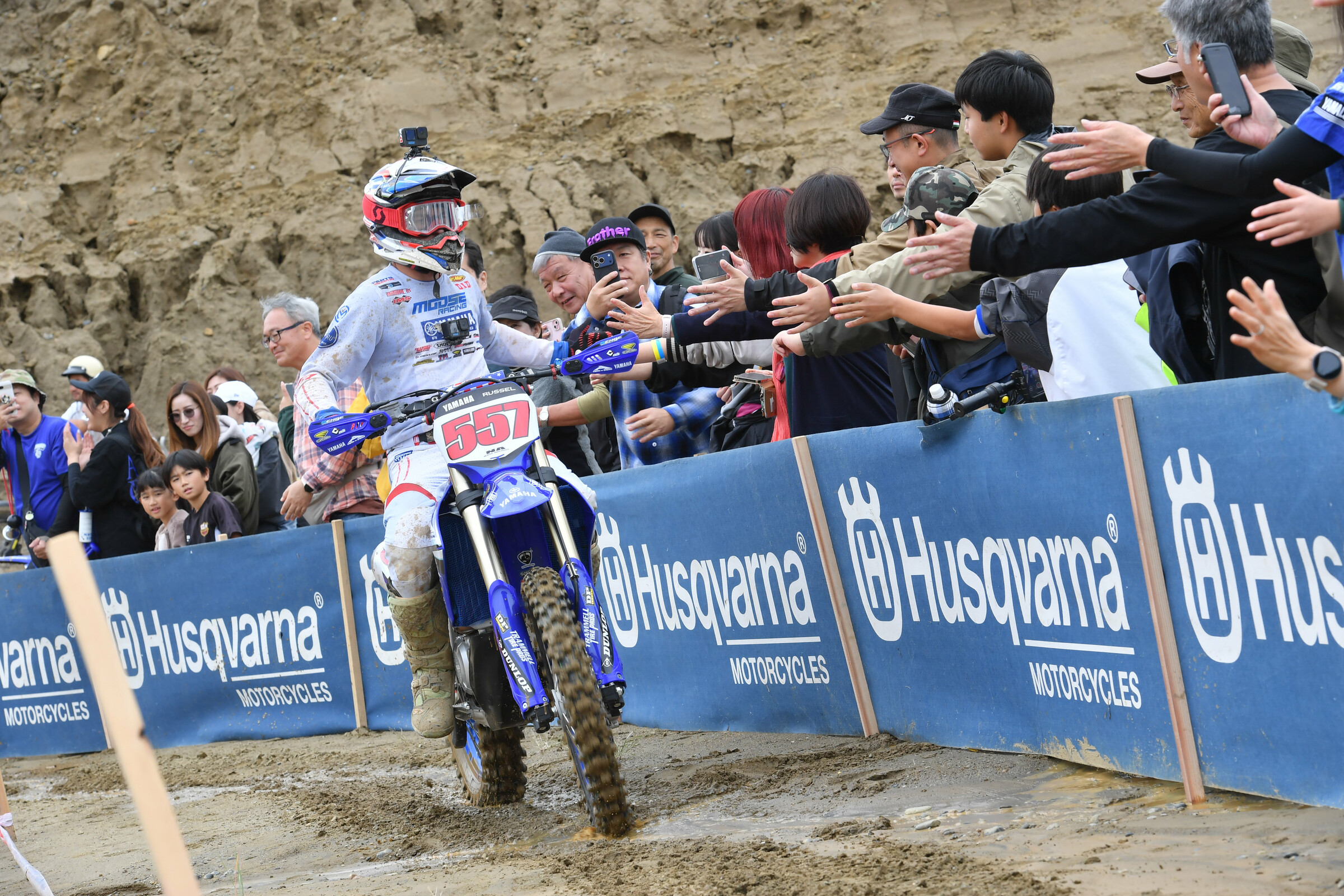 Kailub received a warm welcome from the JNCC fans!