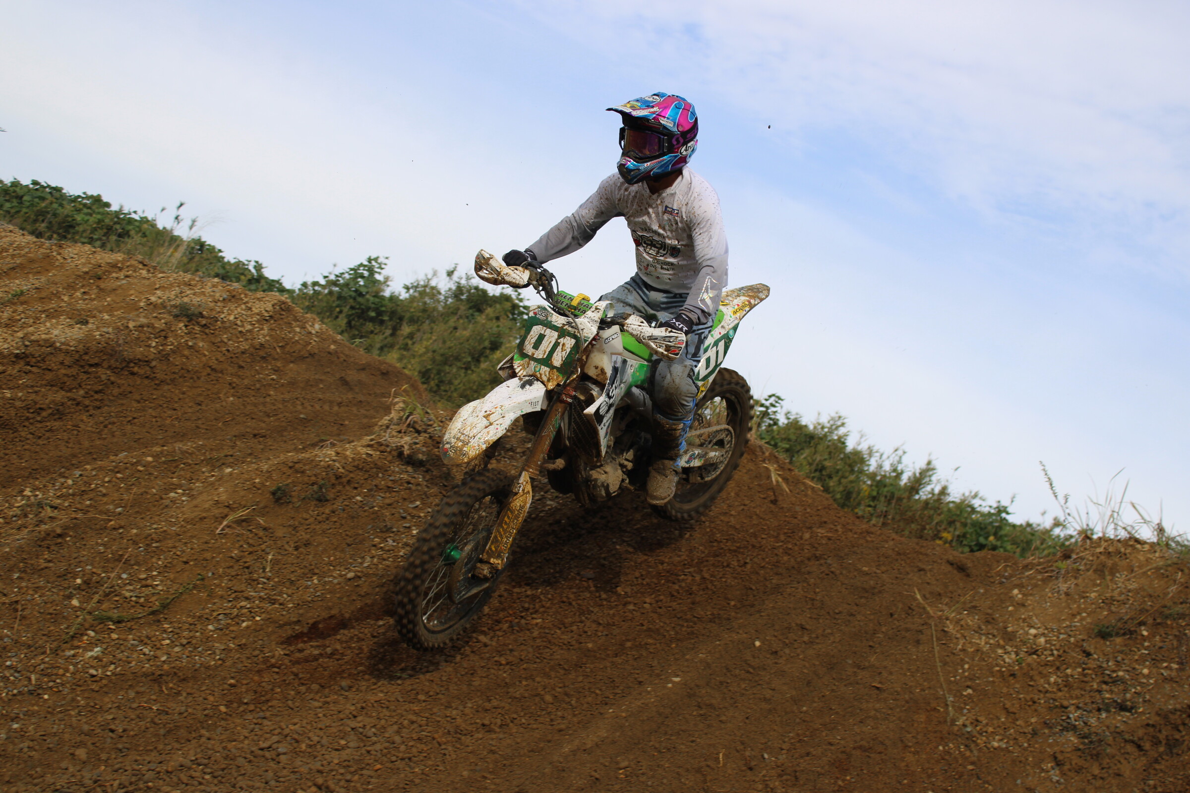 Yoshihiro Iwai competed in the 2025 Snowshoe GNCC and took second place in the Fun A class.