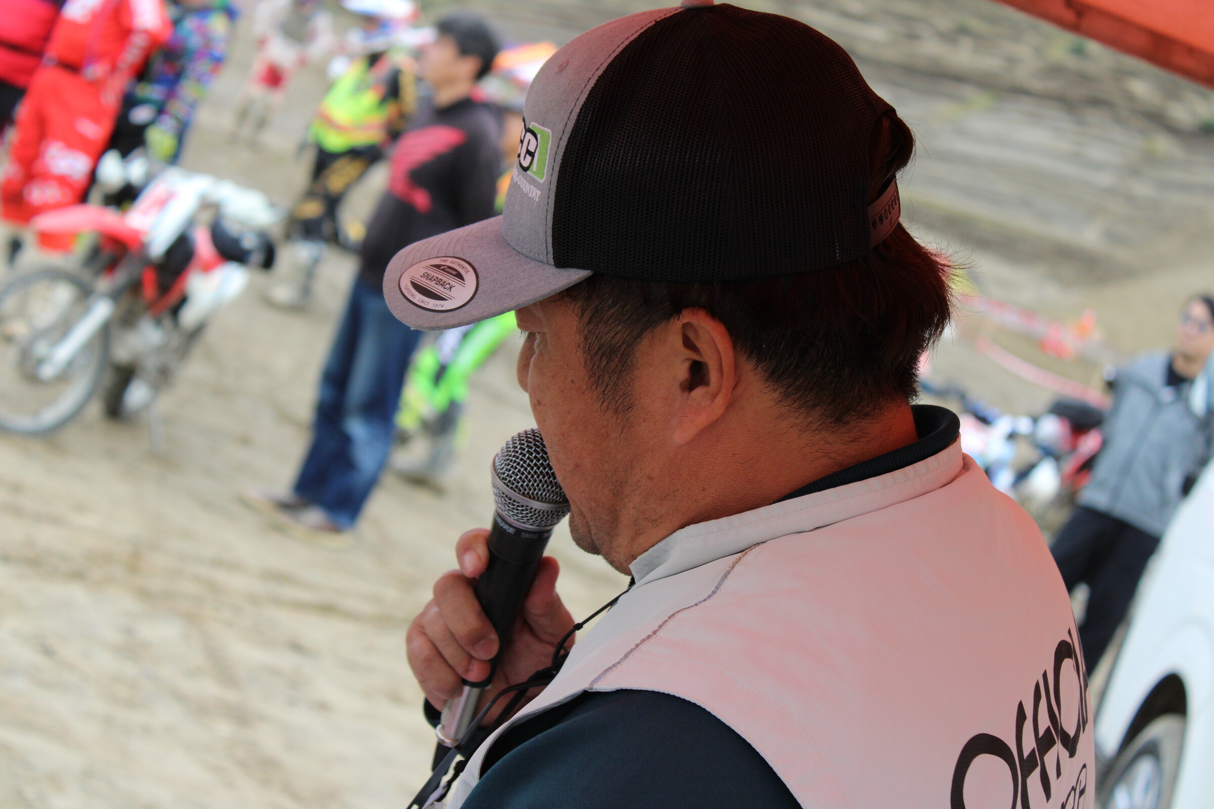 GNCC announcer, Shigehiro Nakai