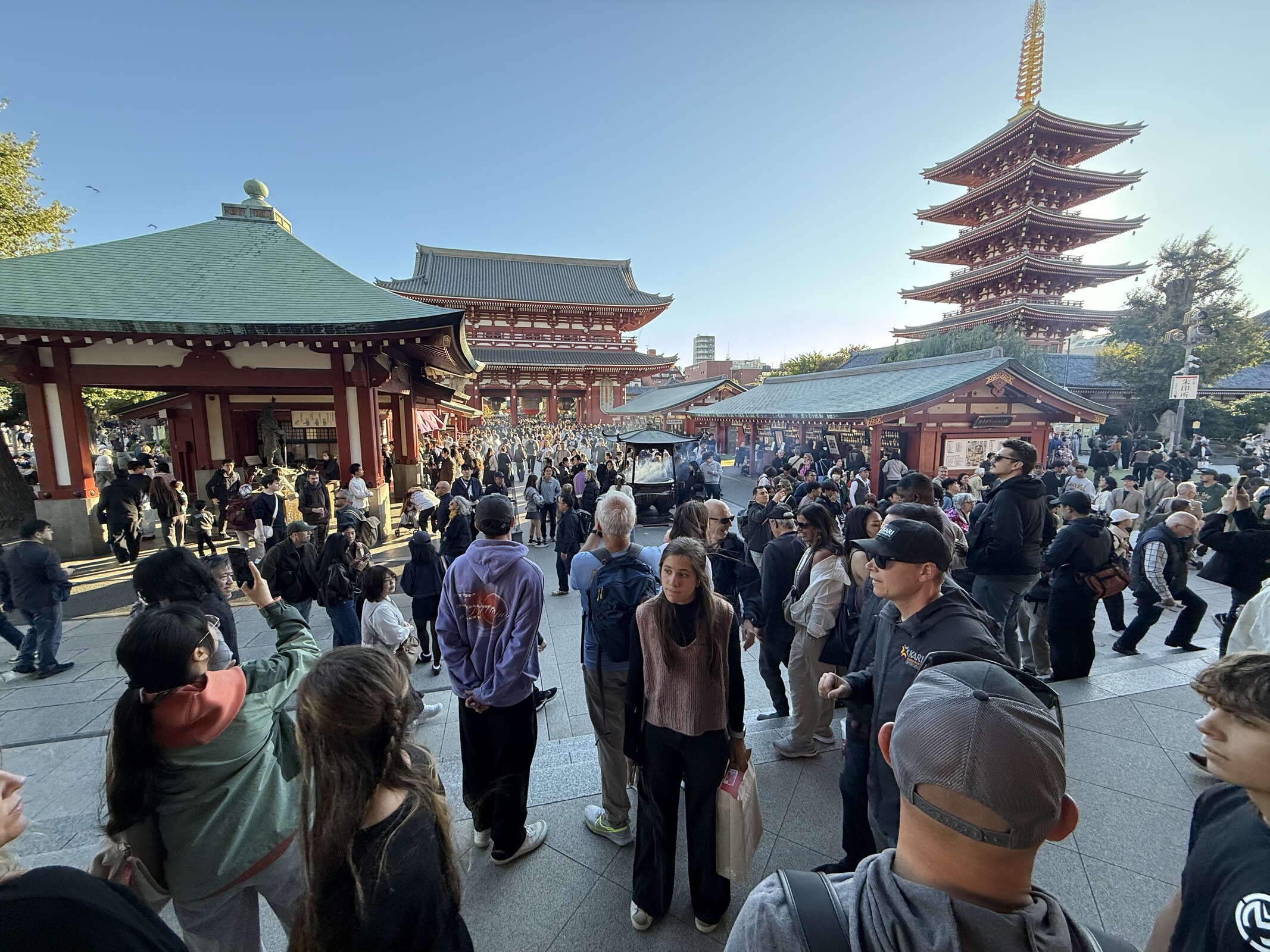 Monday was Culture Day in Japan, and a huge crowd turned out to see the traditional Japanese sights.