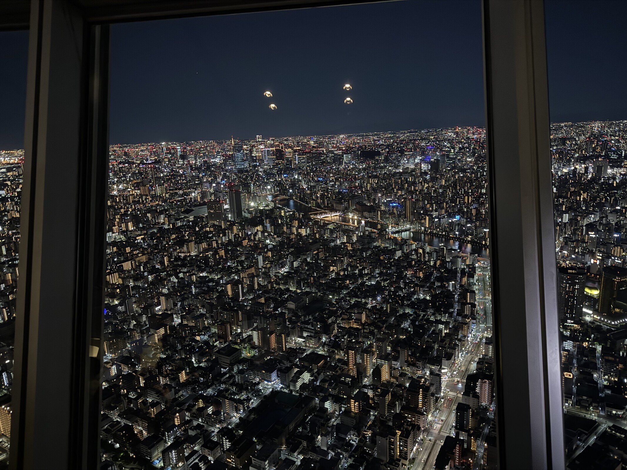 Remember, some of those buildings below are 20+ stories...