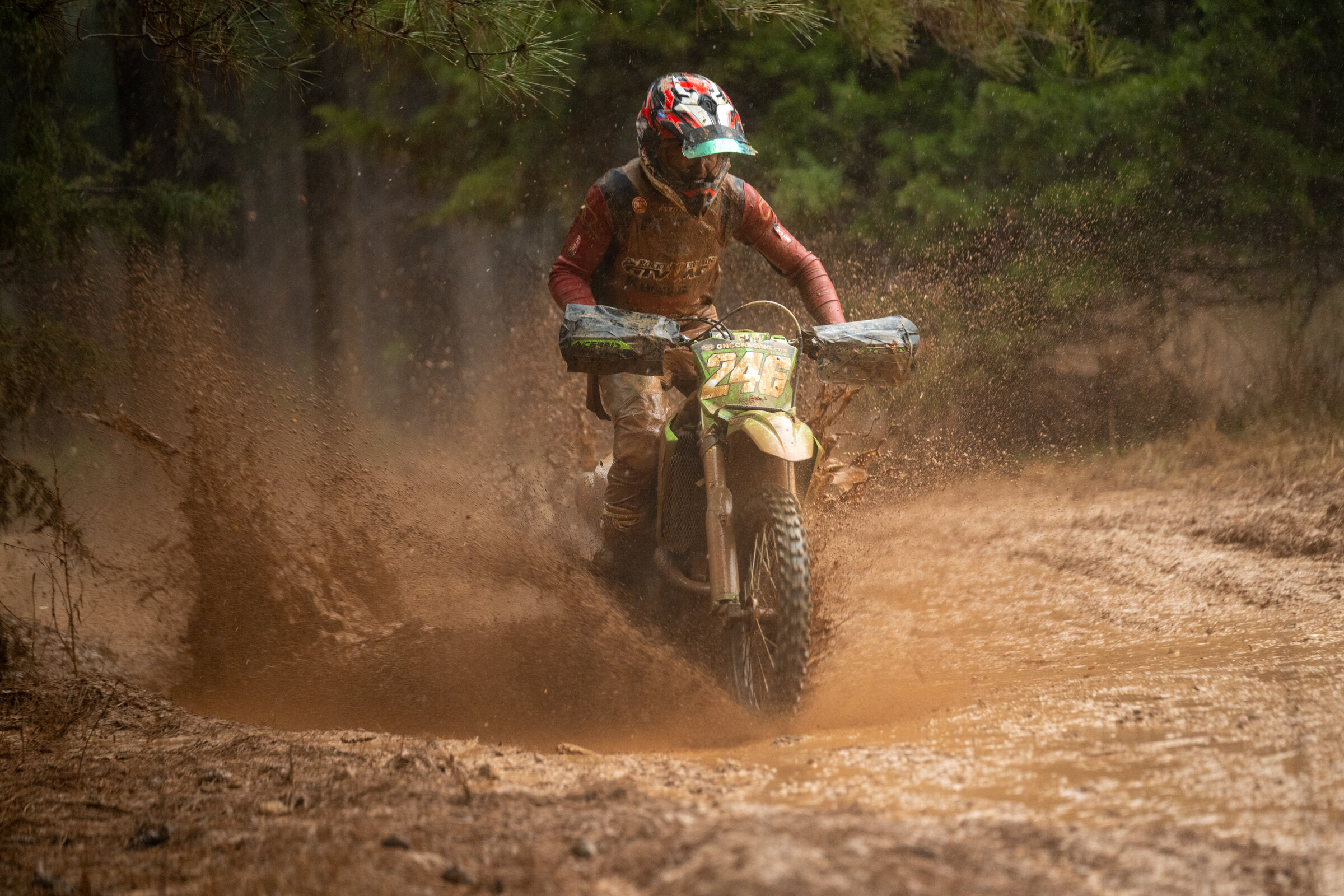 Nick DeFeo (Rocky Mountain ATV MC/Red Bear/Kawasaki Team Green) came out swinging once again at the opening round as he finished third overall and first in the XC2 250 Pro class.