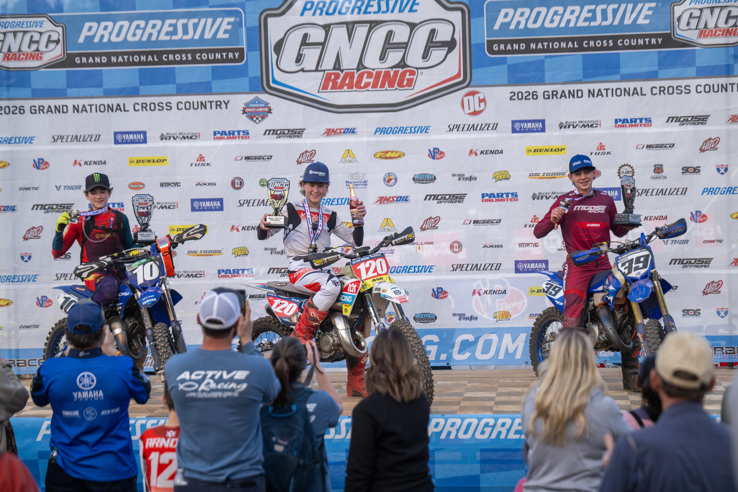 Phillip Arnold, Cooper Johnson and Bentley Saxton rounded out the top three youth bike finishers on Saturday afternoon.&nbsp;