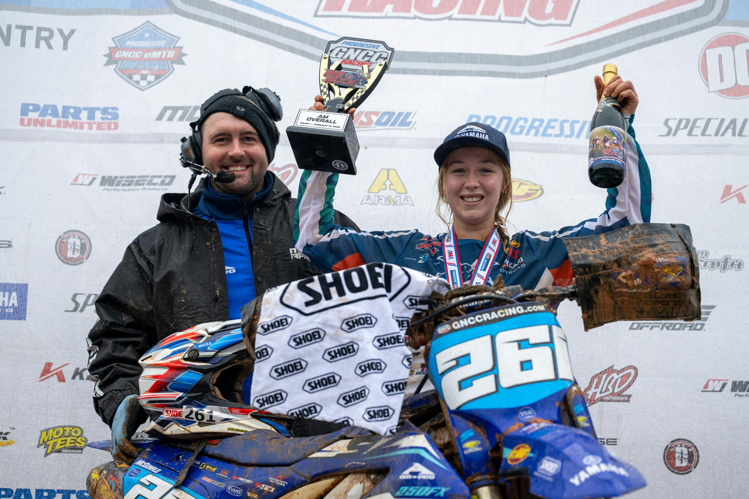 Danielle McDonald would take the Big Buck WXC and AM Overall win in rainy, slick conditions.