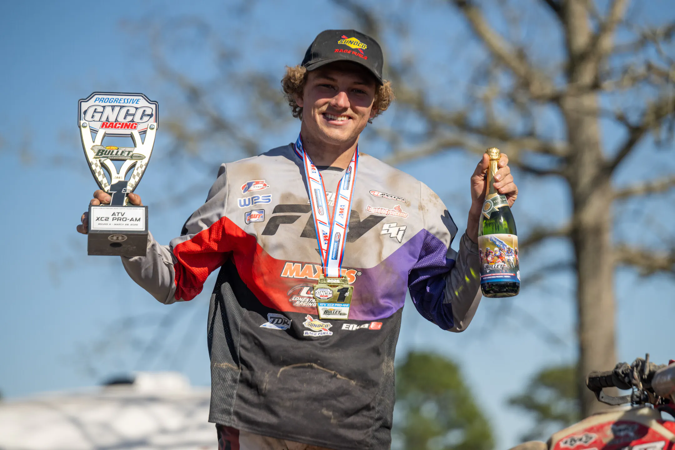 Braxton Grosse (CST Tires/Fly Racing/ELKA/LMR Motors) earned the XC2 Pro-Am class win.