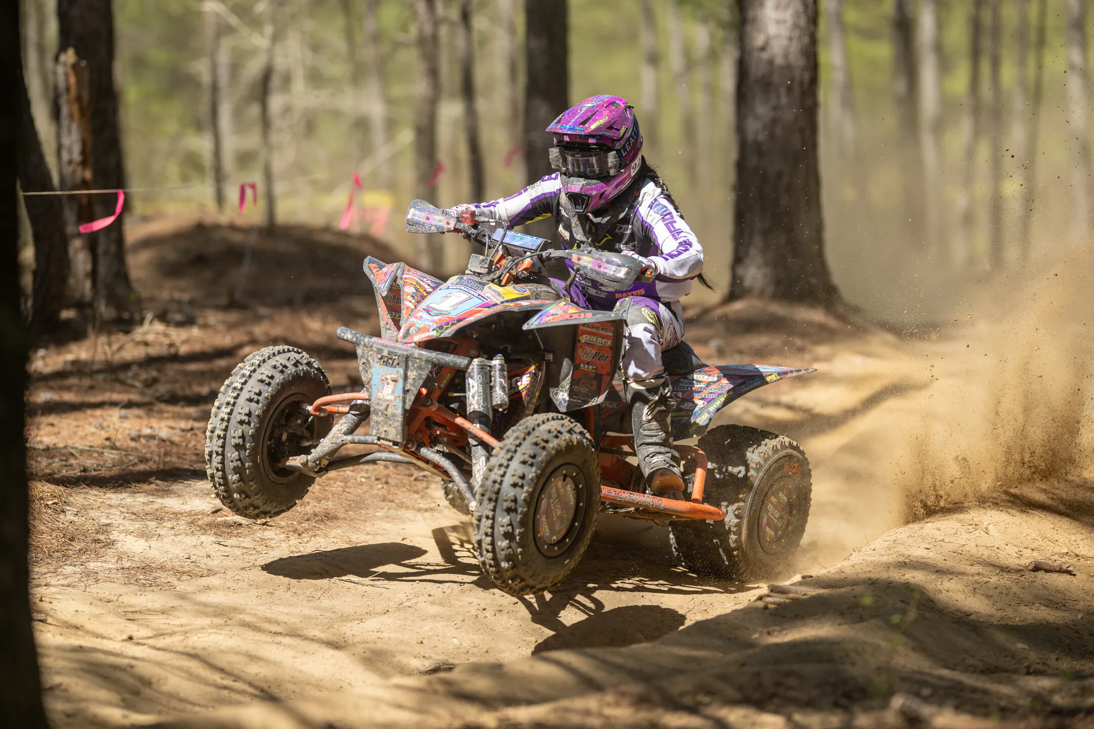 Chloe Harper grabbed the WXC ATV class win in South Carolina.