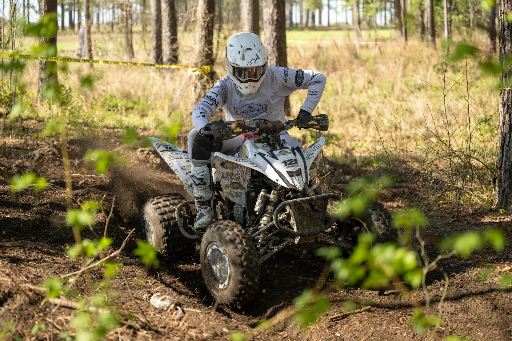Jackson Hancock put in a good ride, earning the Youth ATV Overall win.