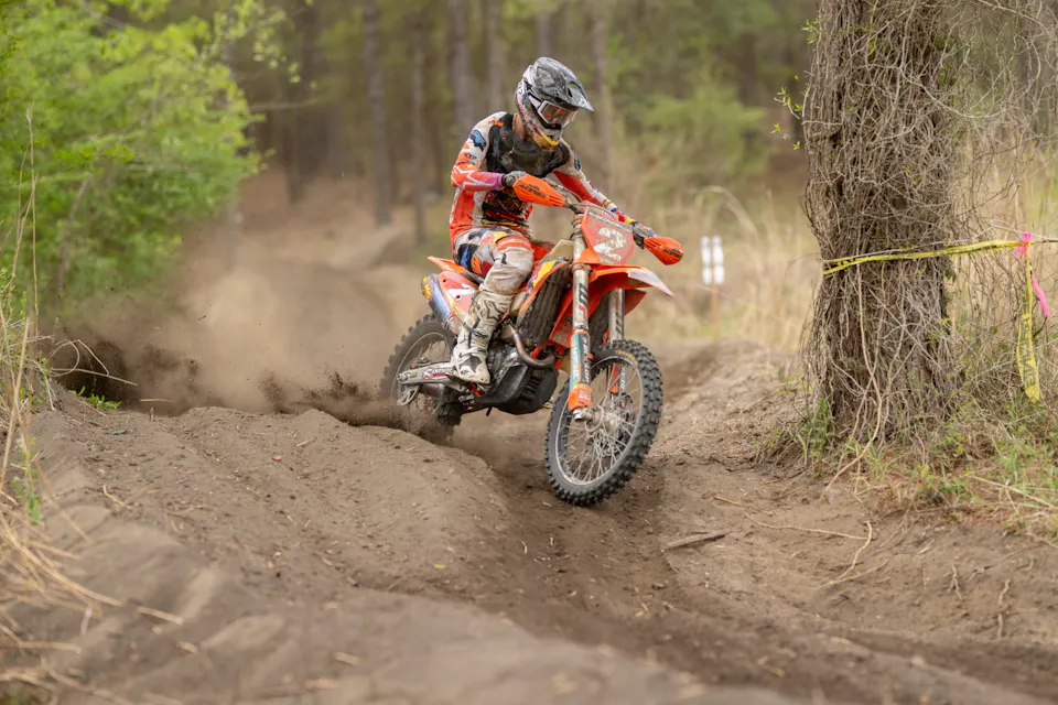 FMF KTM FACTORY RACING'S GRANT DAVIS CLINCHES CAMP COKER BULLET GNCC VICTORY