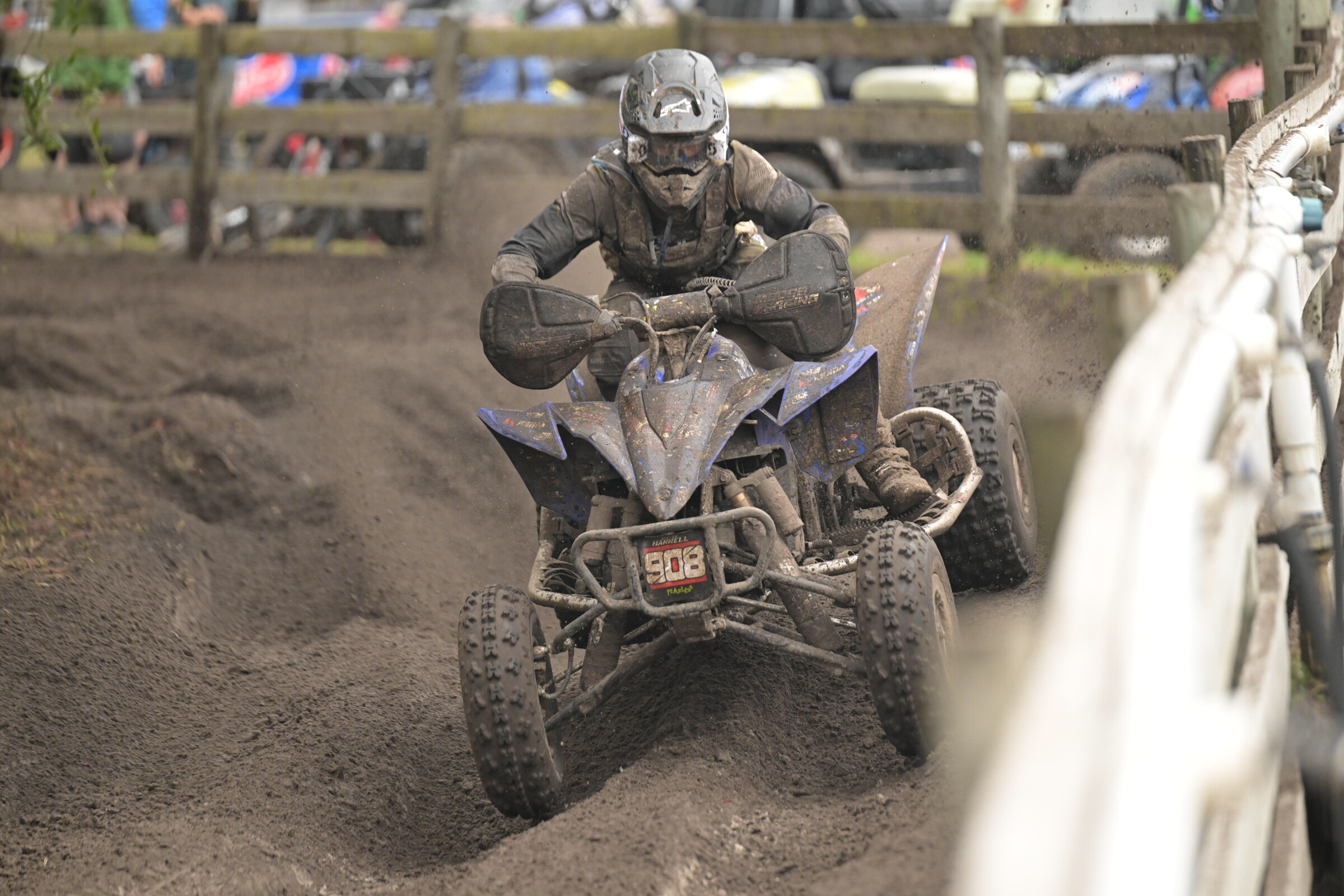 Steven Harrell battled up through to the pack to earn third overall and in the XC1 Pro class during the Wild Boar GNCC.