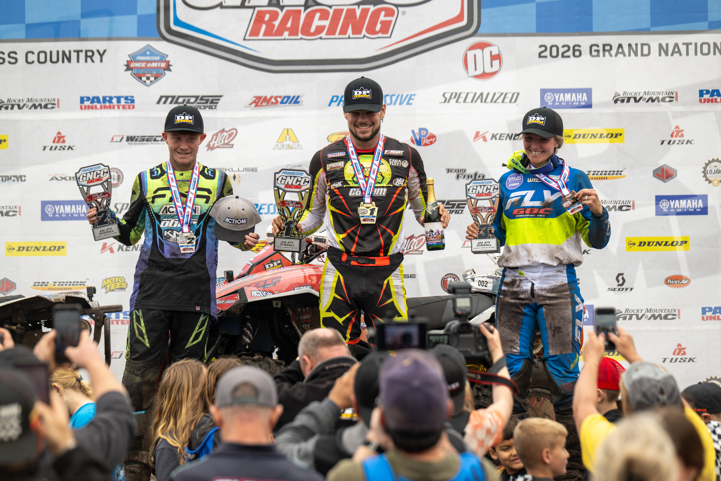 In the AM ATV race it was Brandon Frazier (4x4 Pro) taking the win, followed by Kaden Wharff (4x4 Pro) in second and Jessica Elioff (WXC) in third overall for the day.