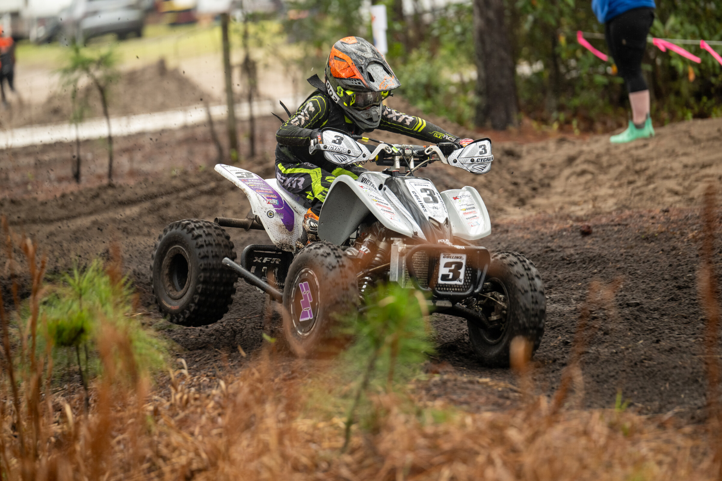 Justin Collins Jr. came through to take the Micro ATV overall win at round two.