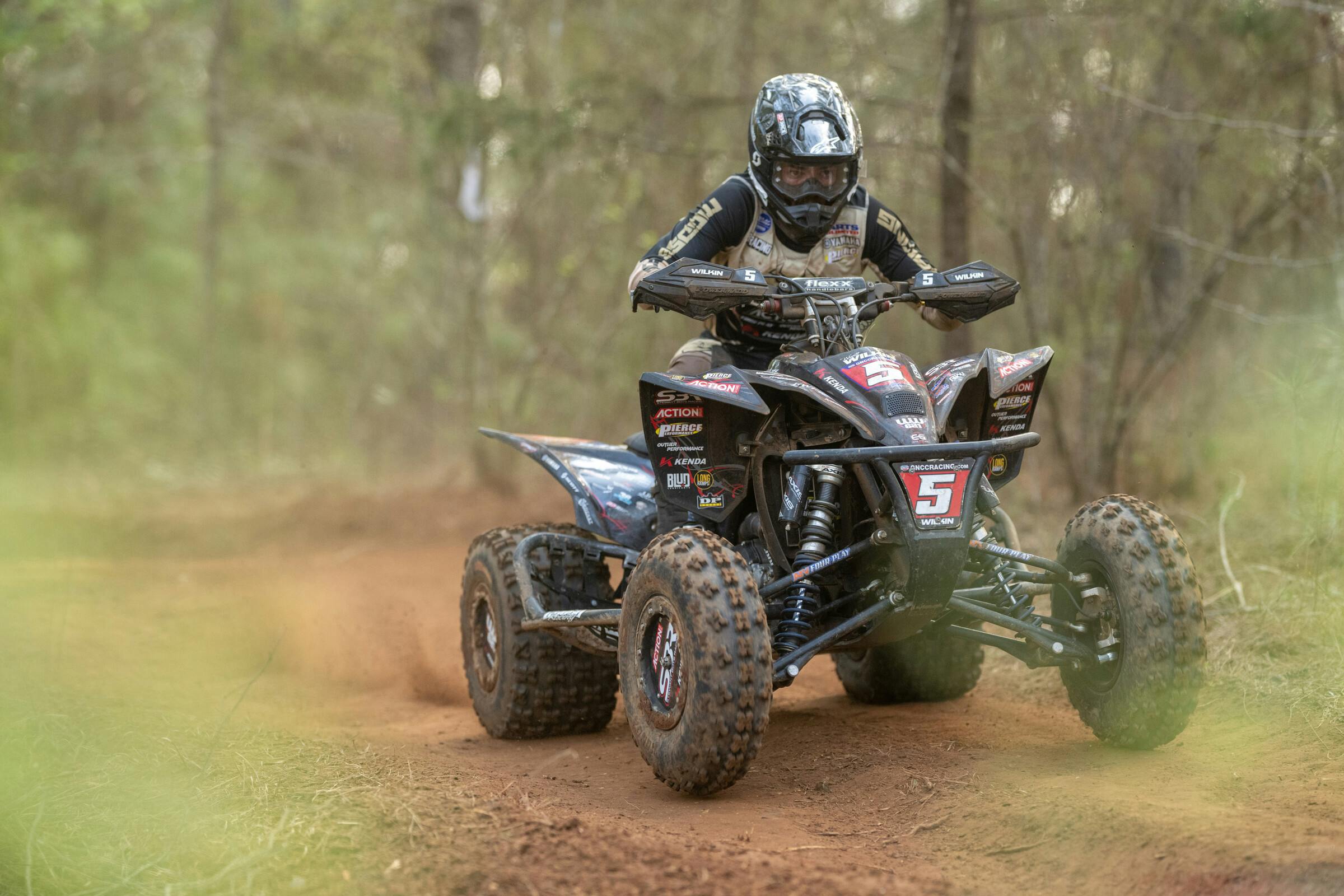 Wyatt Wilkin pushed himself throughout the race, earning second overall.