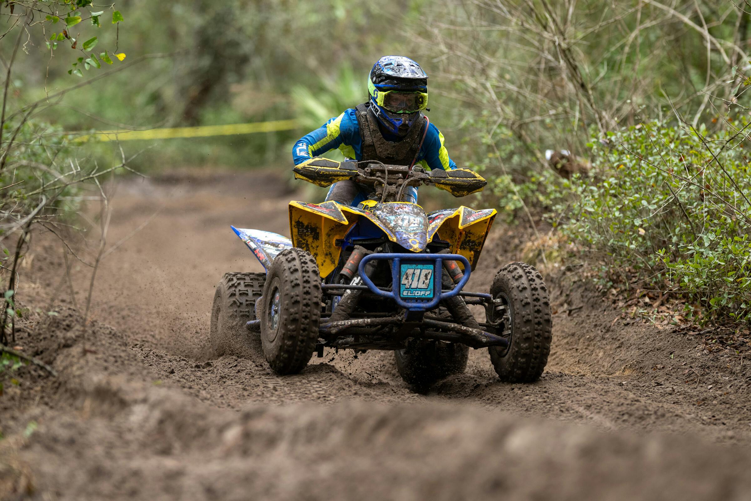 Jessica Elioff pushed herself throughout the race to take home the WXC ATV class win.