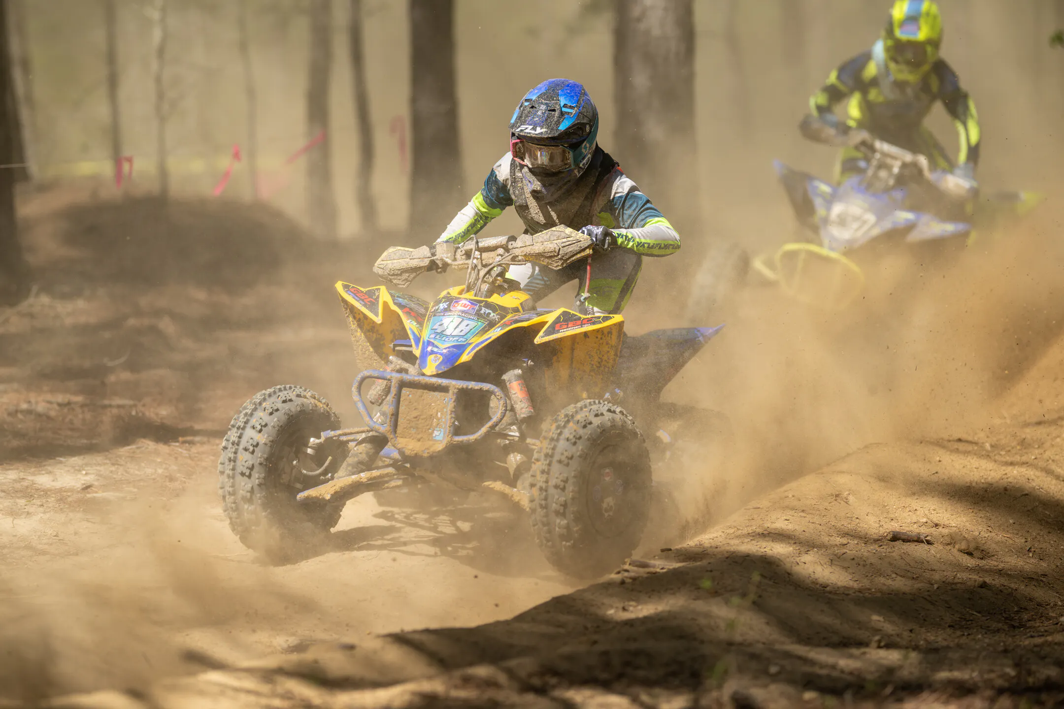 Jessica Elioff battled her way throughout the race, coming through second in the class.