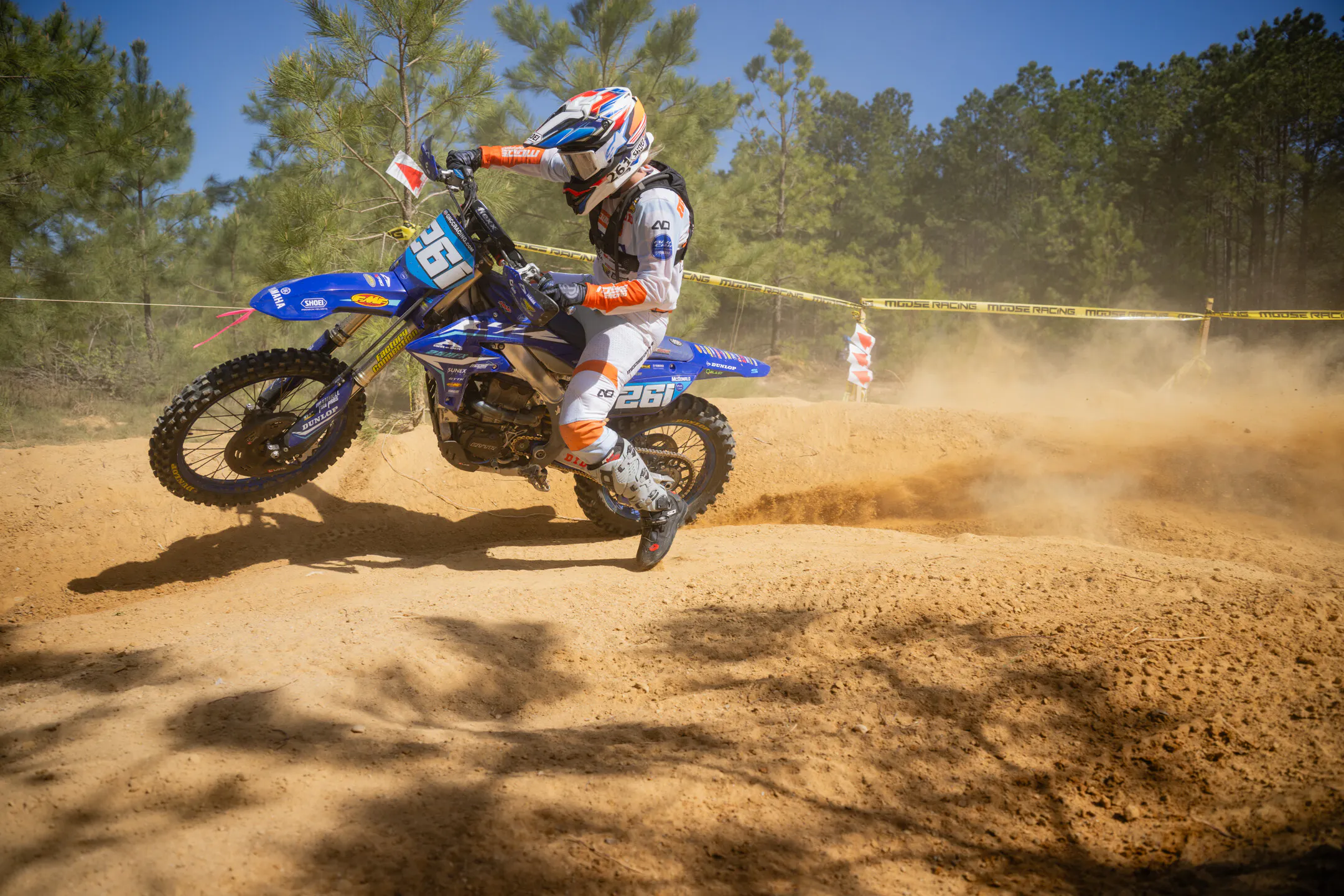 Danielle McDonald grabbed her second WXC Motorcycle win of the season at round four, FMF Camp Coker Bullet GNCC.