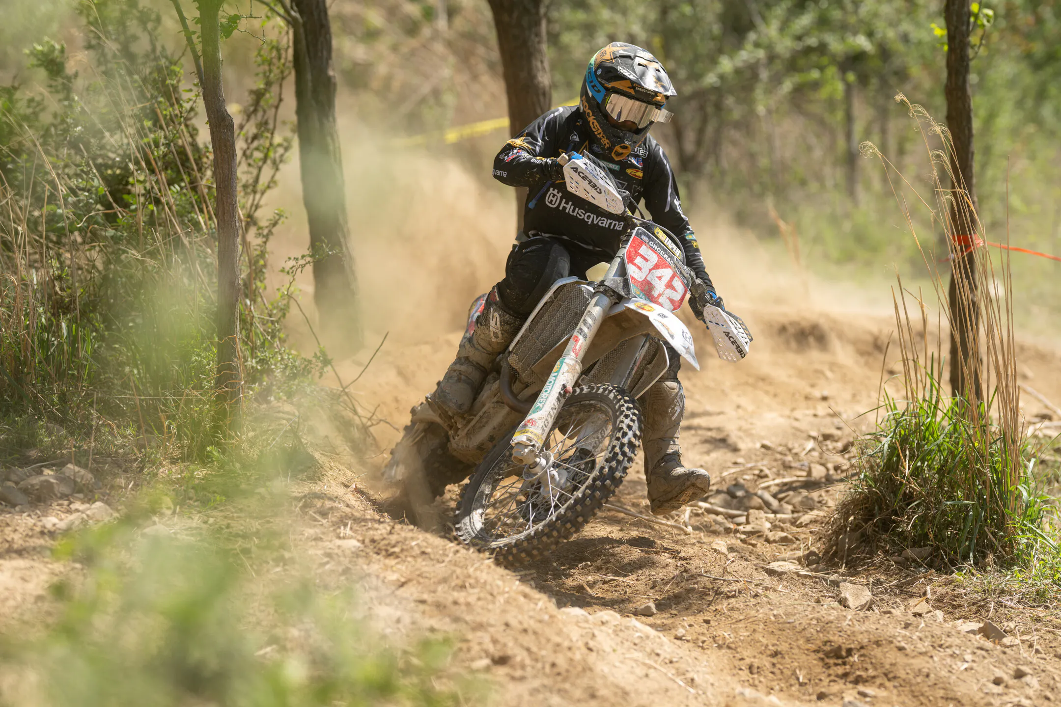 Craig Delong (Rockstar Energy Factory Husqvarna Racing) put in a consistent race, finishing third overall on the day.