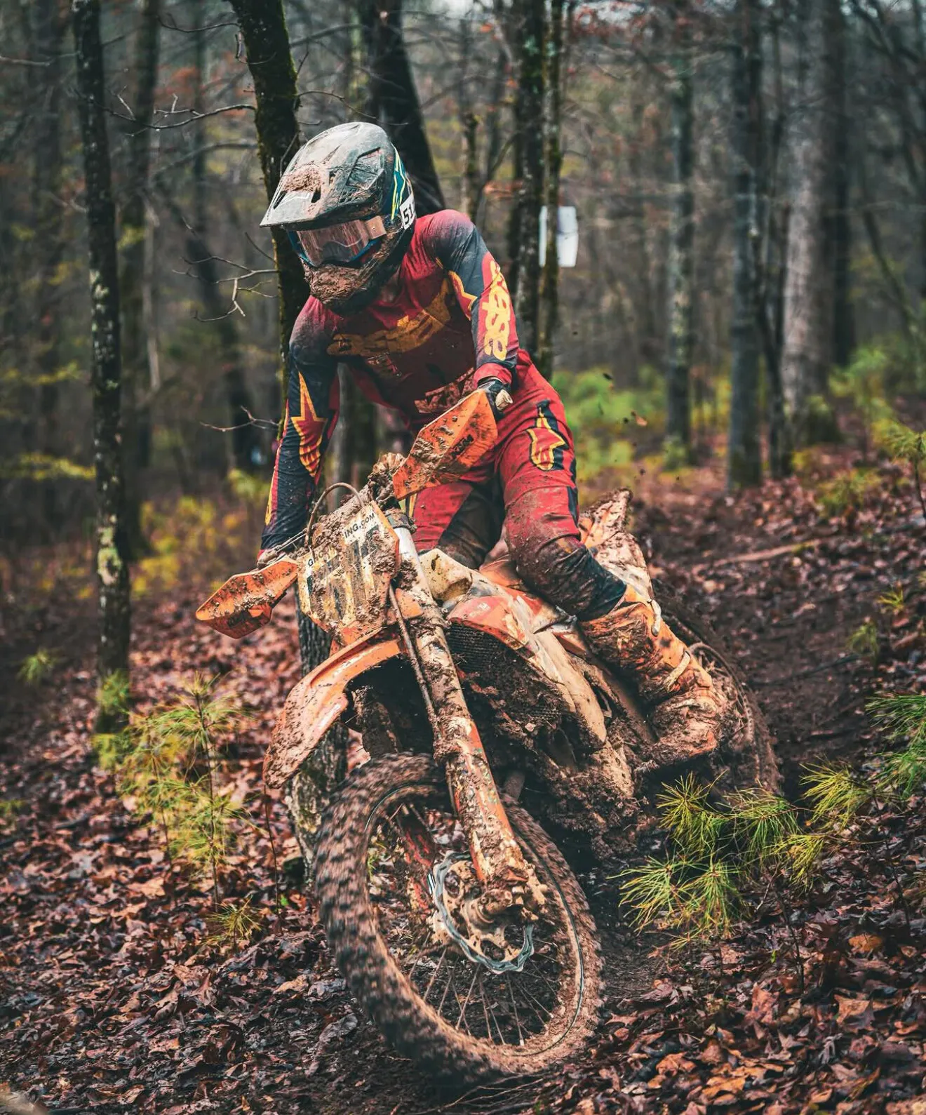 Jiggs always looks to hit his marks, and continue clicking off laps at the GNCC's.