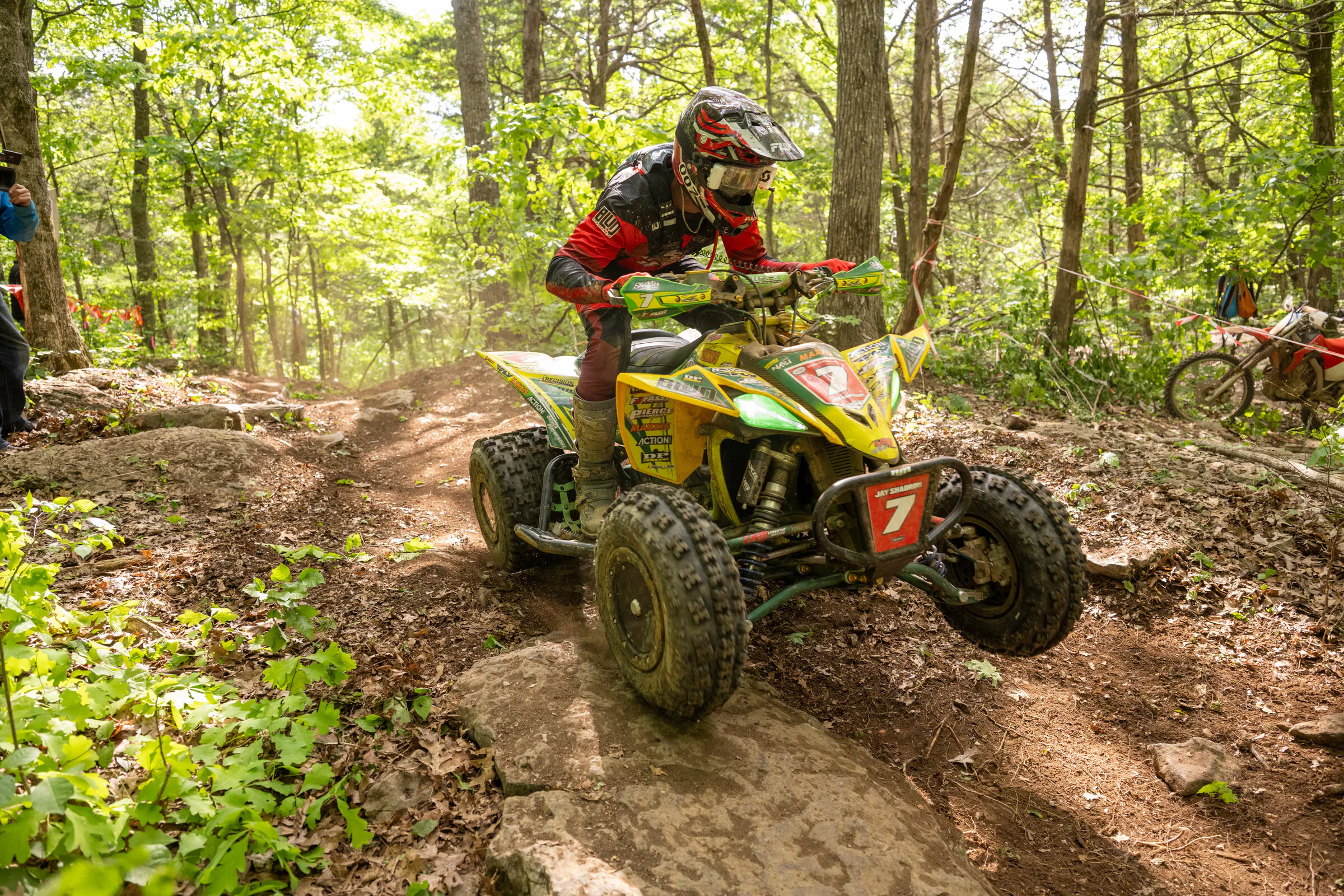 Jay Shadron (Action Off-Road/Maxxis/Lonestar Racing) battled back to earn third overall, his first podium of the season.