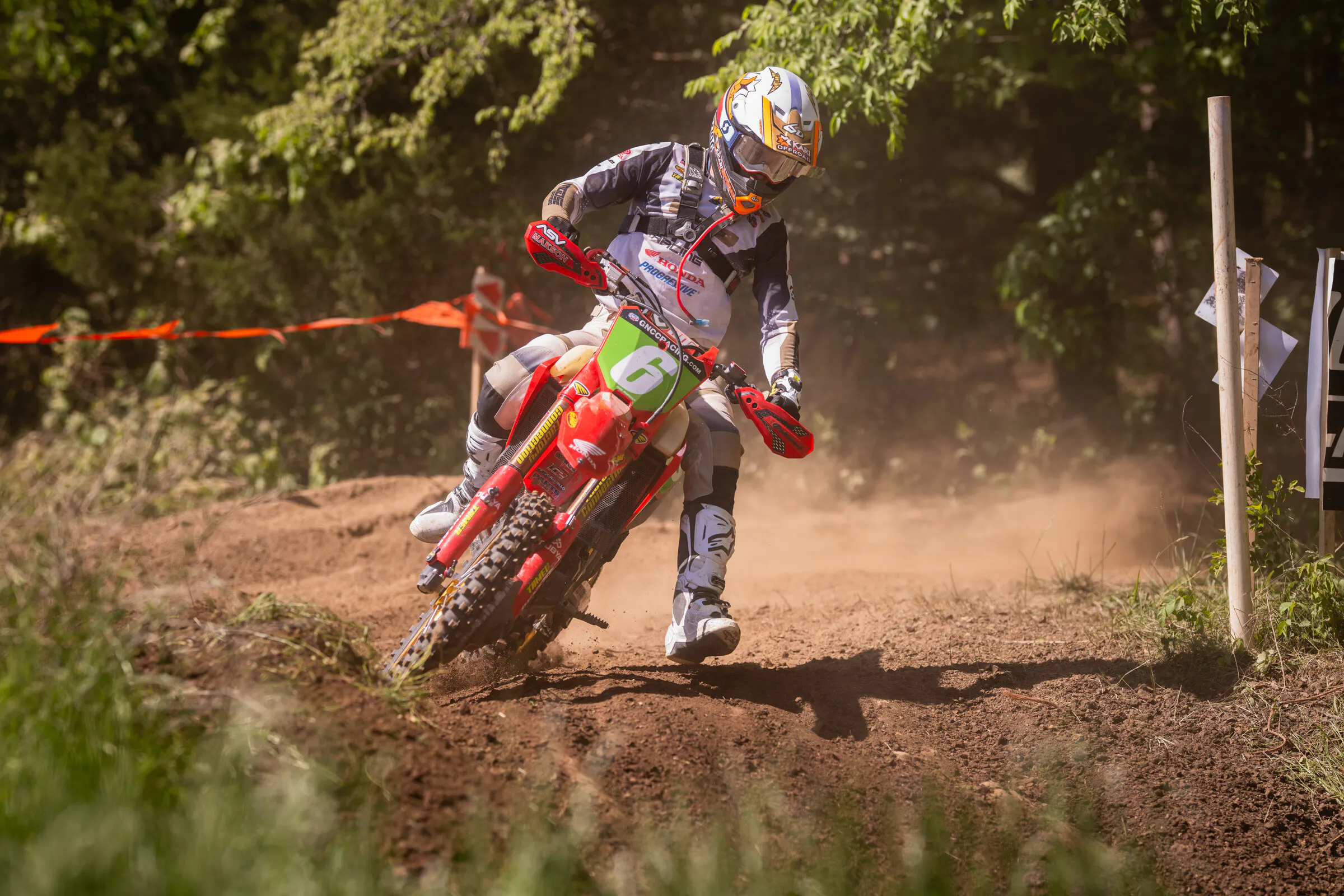 Riordan battled up front of XC2, finishing second in the class.