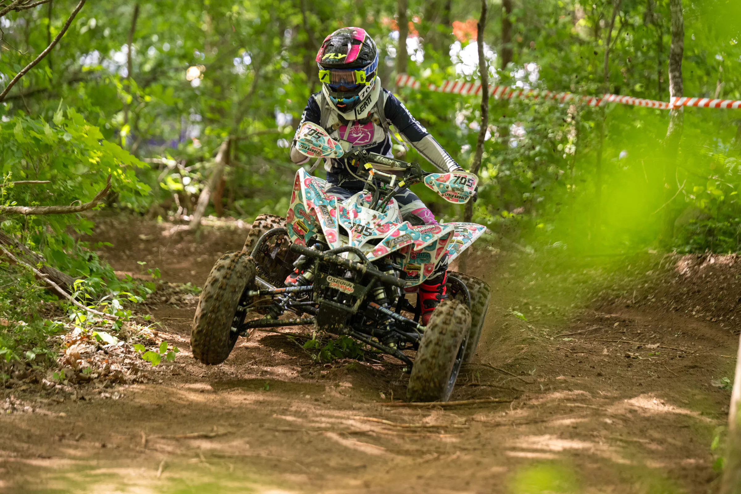 Lydia Arnold grabbed her second win of the season in the Schoolgirl ATV class.