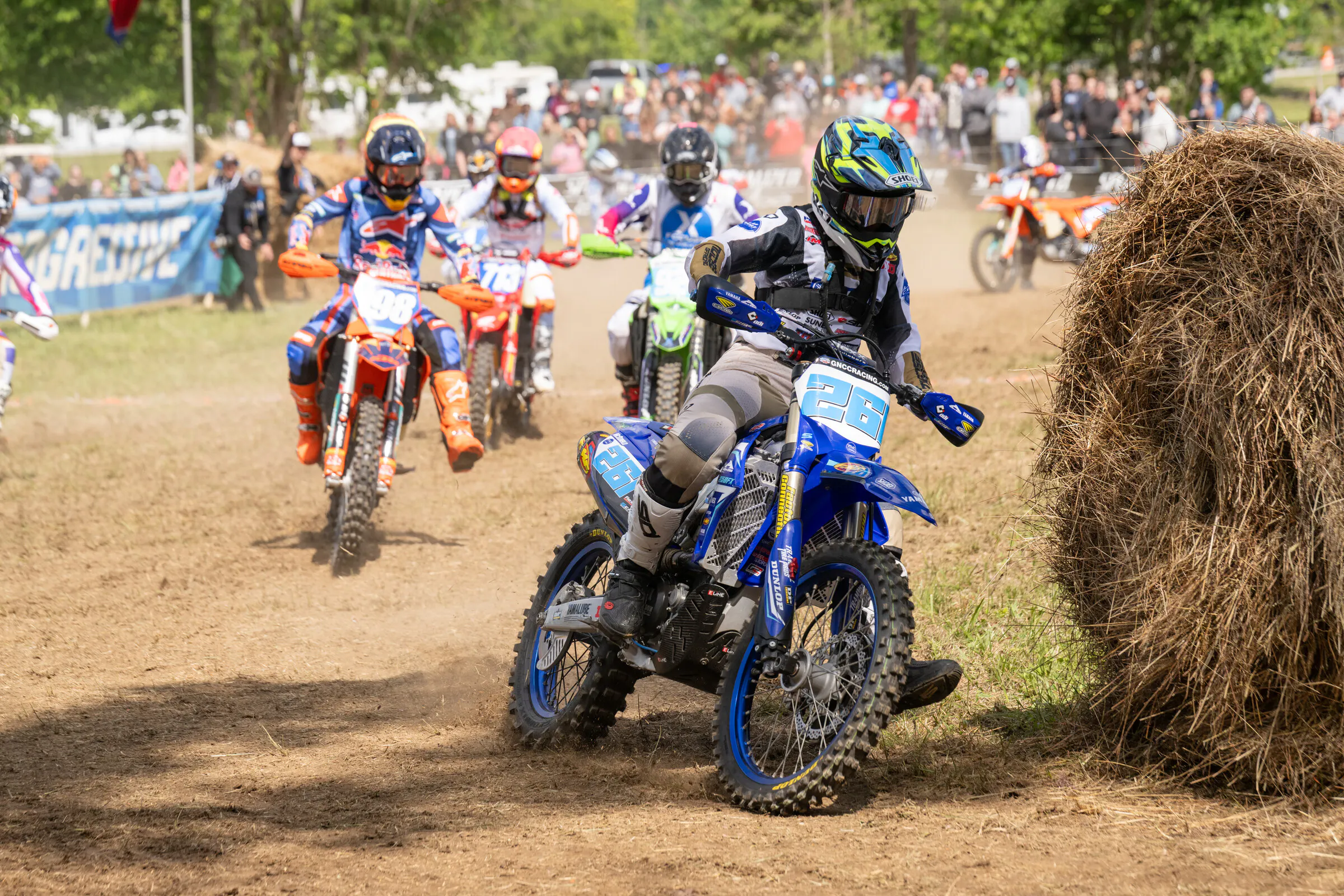 Danielle McDonald would grab the Coppersmith Racing WXC Bike Holeshot Award on Sunday, and go on to finish second in the race.