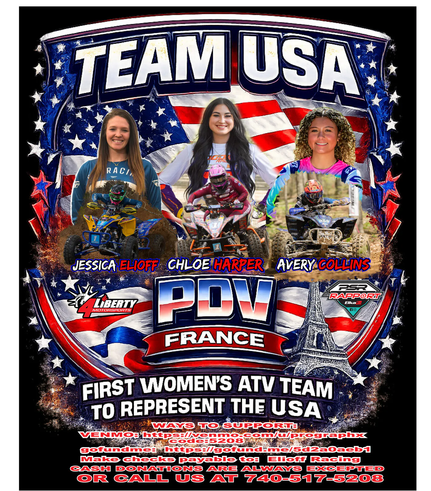More than 1 way to donate to the team, check out all the ways listed in the image.