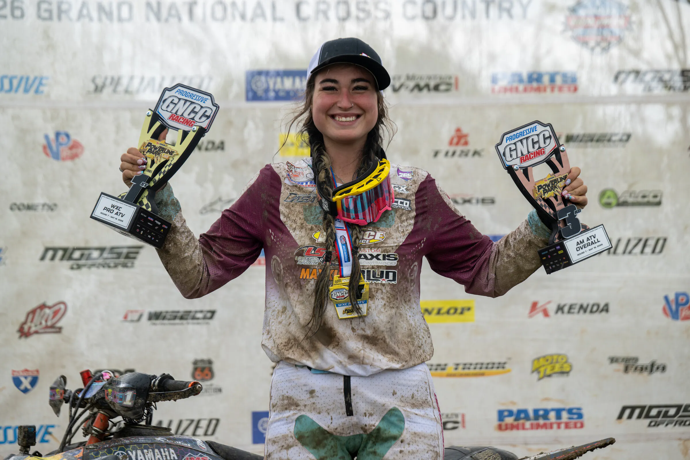 Chloe Harper pushed through to earn the WXC class win, and third overall on the day.