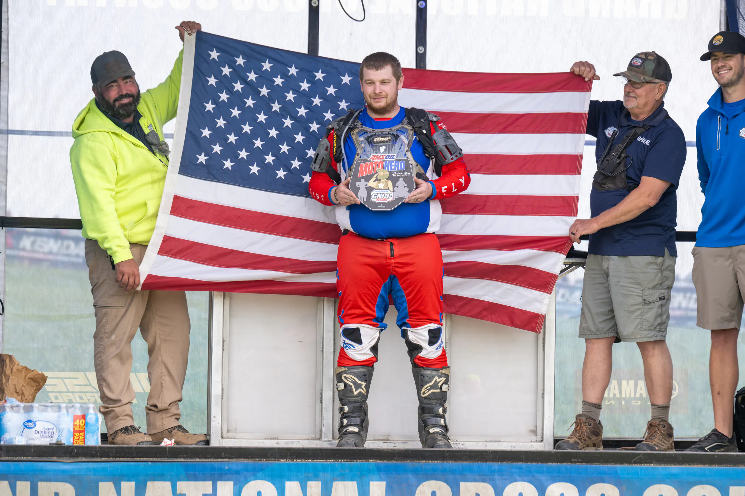 The AMSOIL Moto Hero was awarded to Brady Ross at the Kenda Powerline Park.