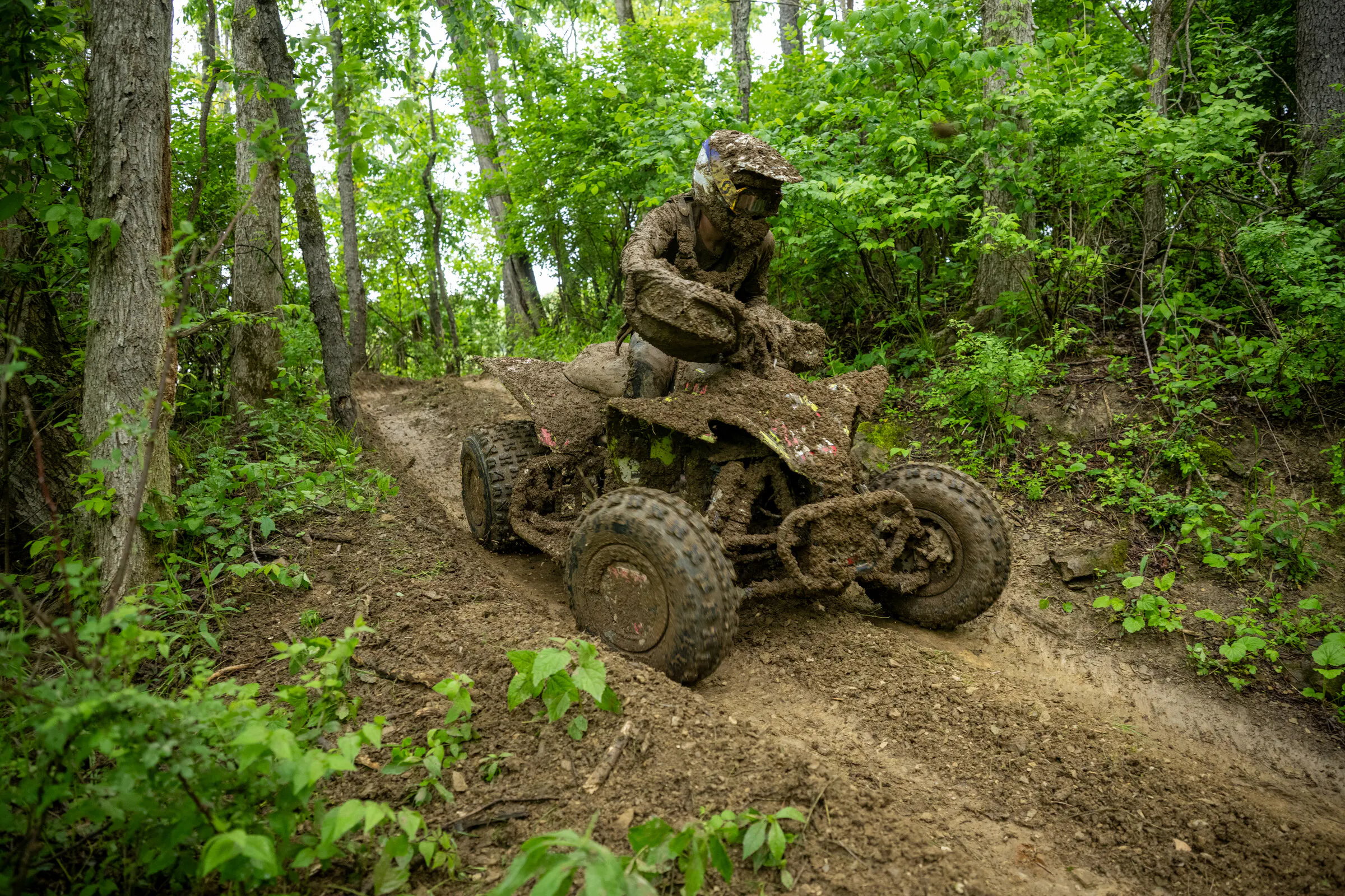 Hunter Hart held on for third overall at round seven in Ohio.