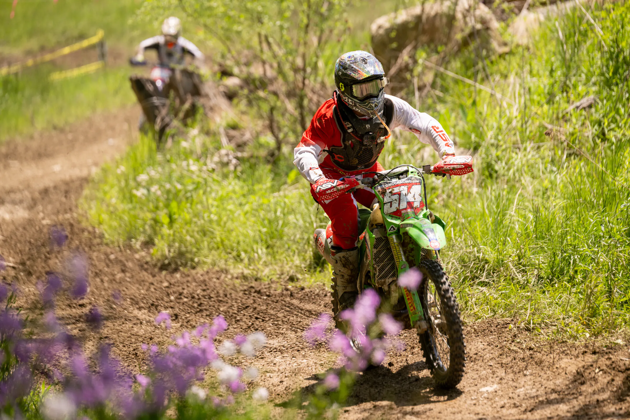 Steward Baylor (Rocky Mountain Red Bear Kawasaki Team Green) battled through the Ohio terrain, earning his second win of 2026.