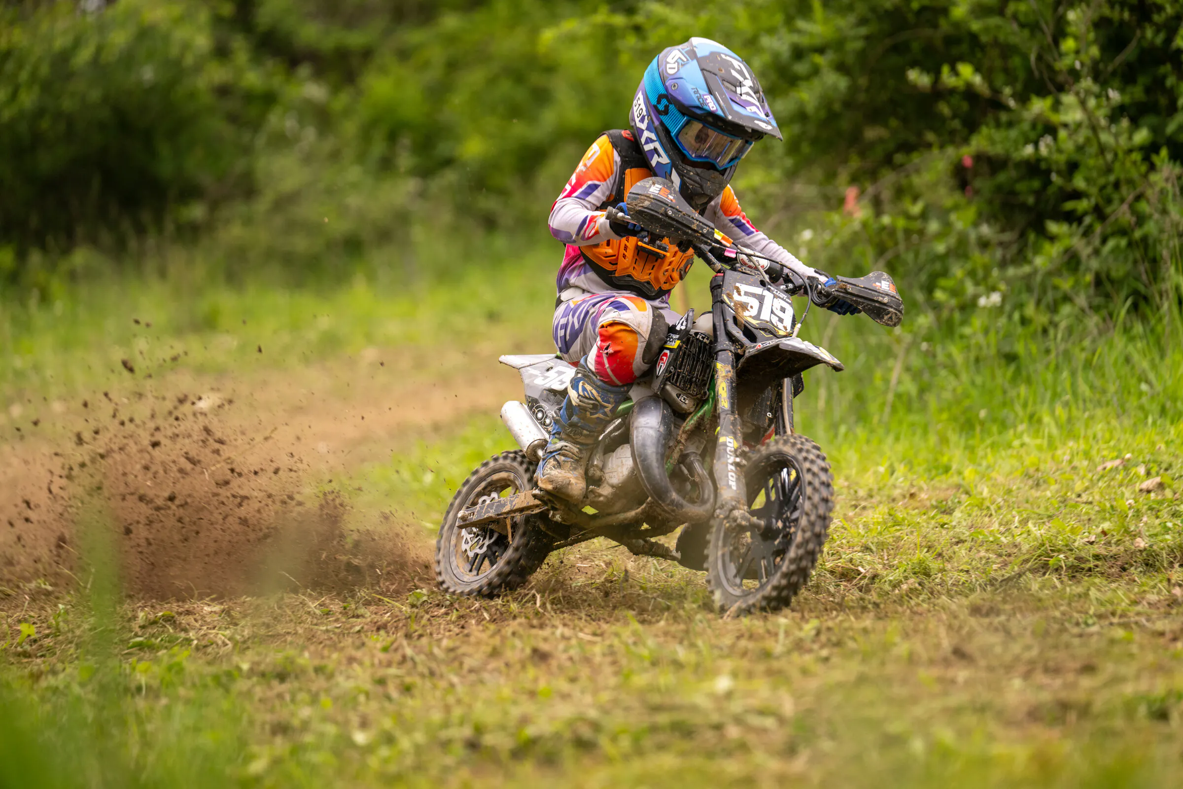 Peyton Austin took home the Bike Micro Overall win on Saturday morning.